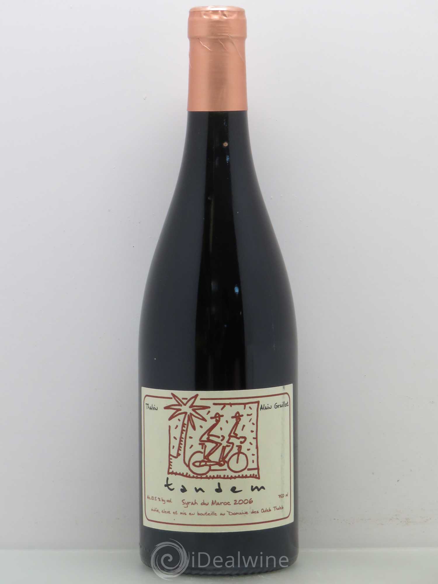 Vins Etrangers Domaine des Ouleb Thaleb Syrah Tandem Graillot 2006 - Lotto di 1 bottiglia - 0