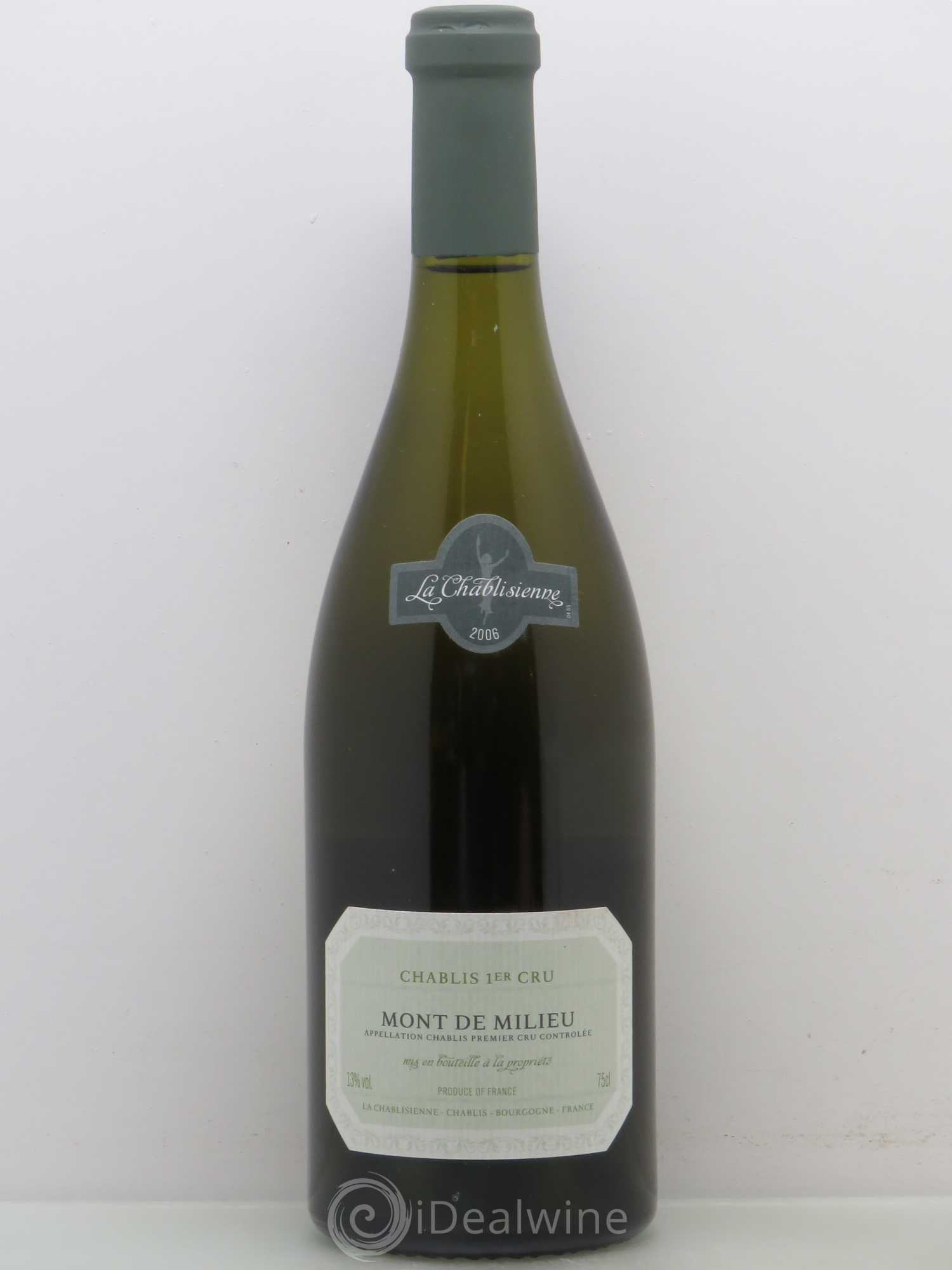 Chablis 1er Cru Mont De Milieu La Chablisienne 2006 - Lot de 1 bouteille - 0