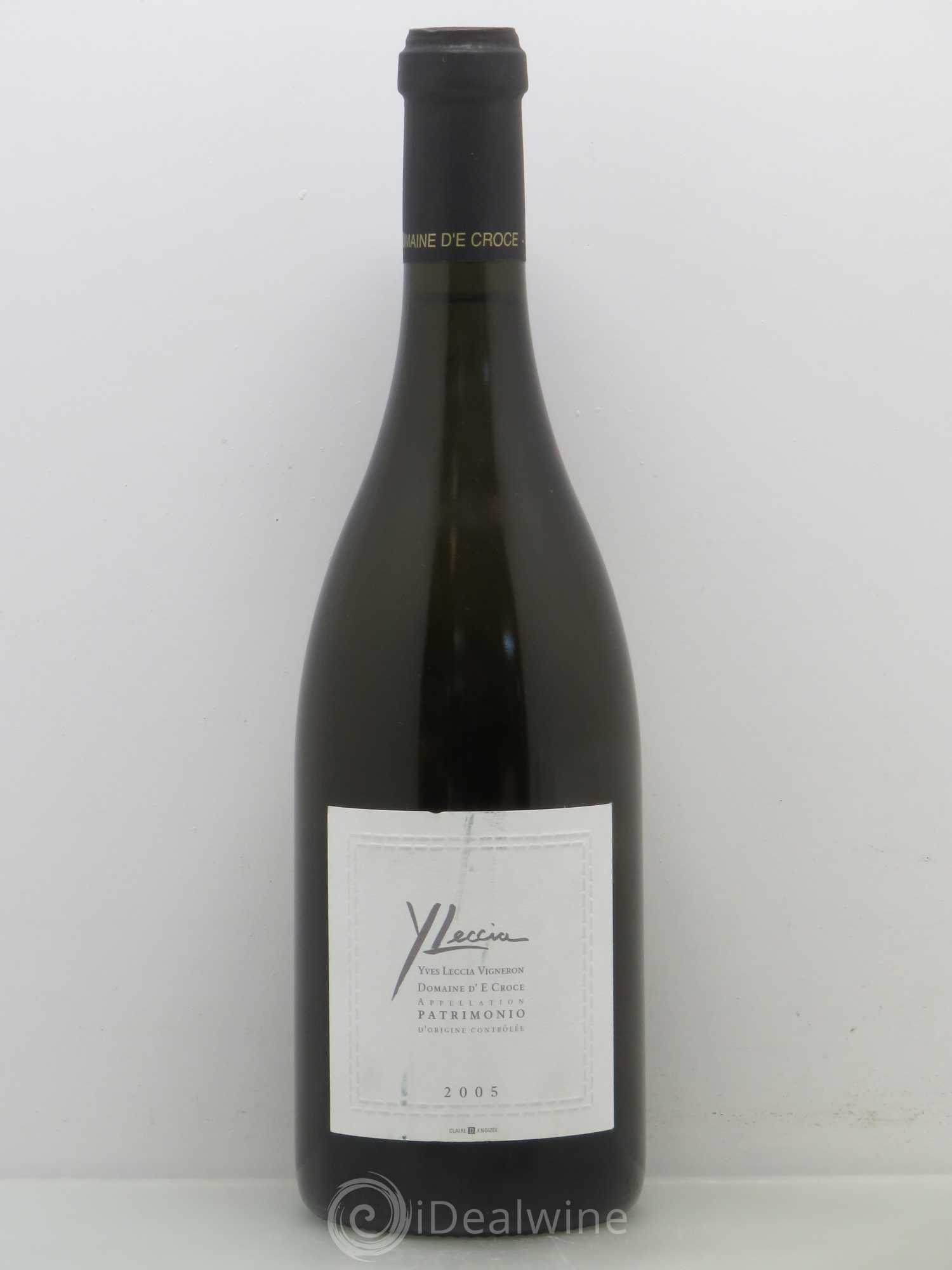 Patrimonio E. Croce Yves Leccia (Domaine) 2005 - Lot de 1 bouteille - 0