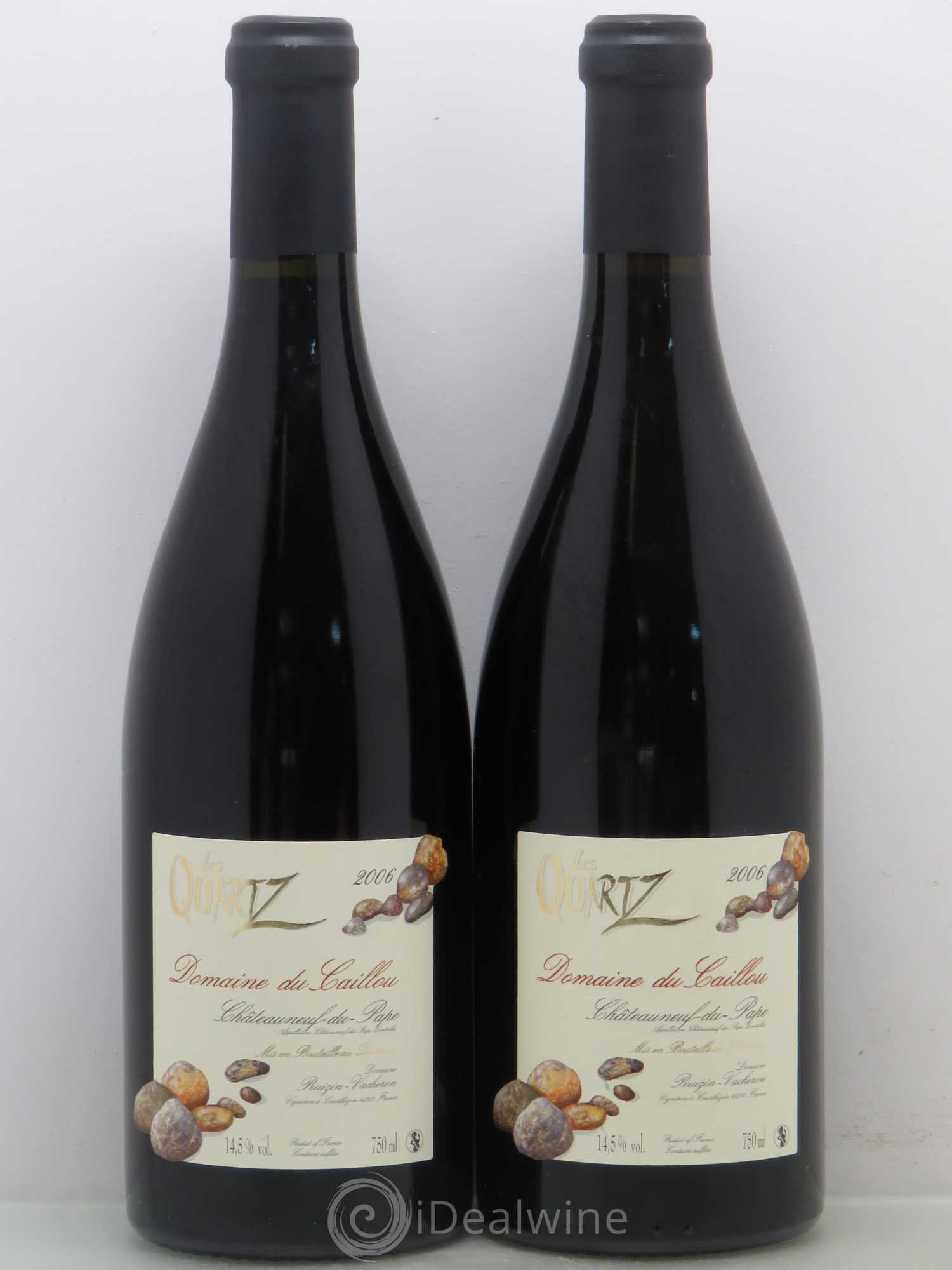 Châteauneuf-du-Pape Les Quartz Clos du Caillou 2006 - Lot de 2 bouteilles - 0