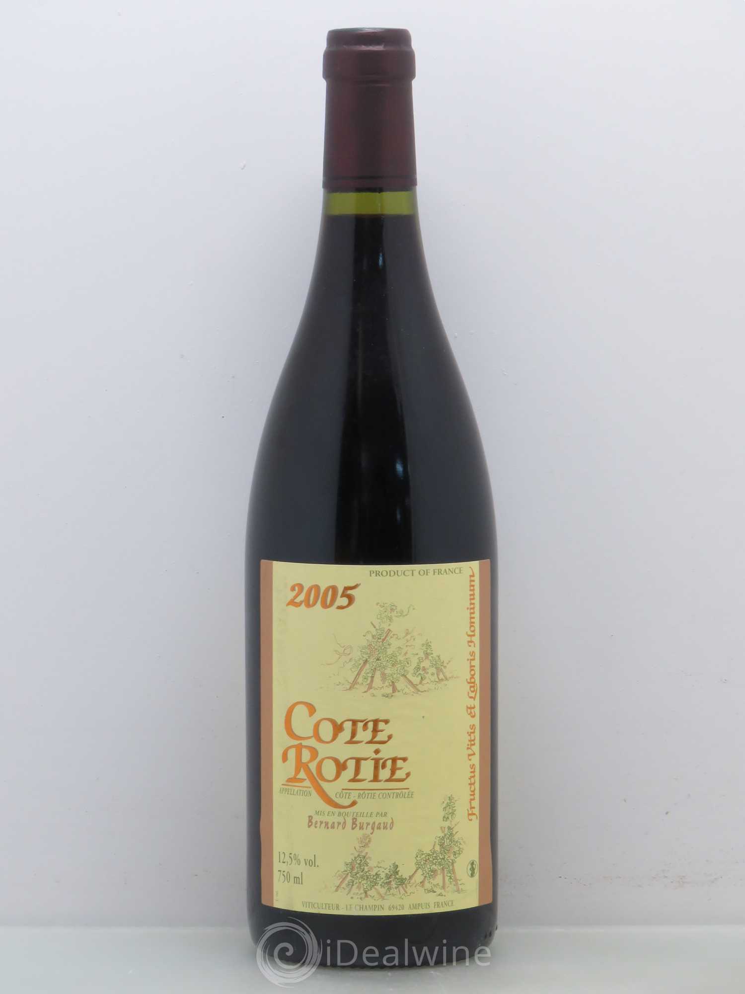 Côte-Rôtie Bernard Burgaud 2005 - Lot de 1 bouteille - 0