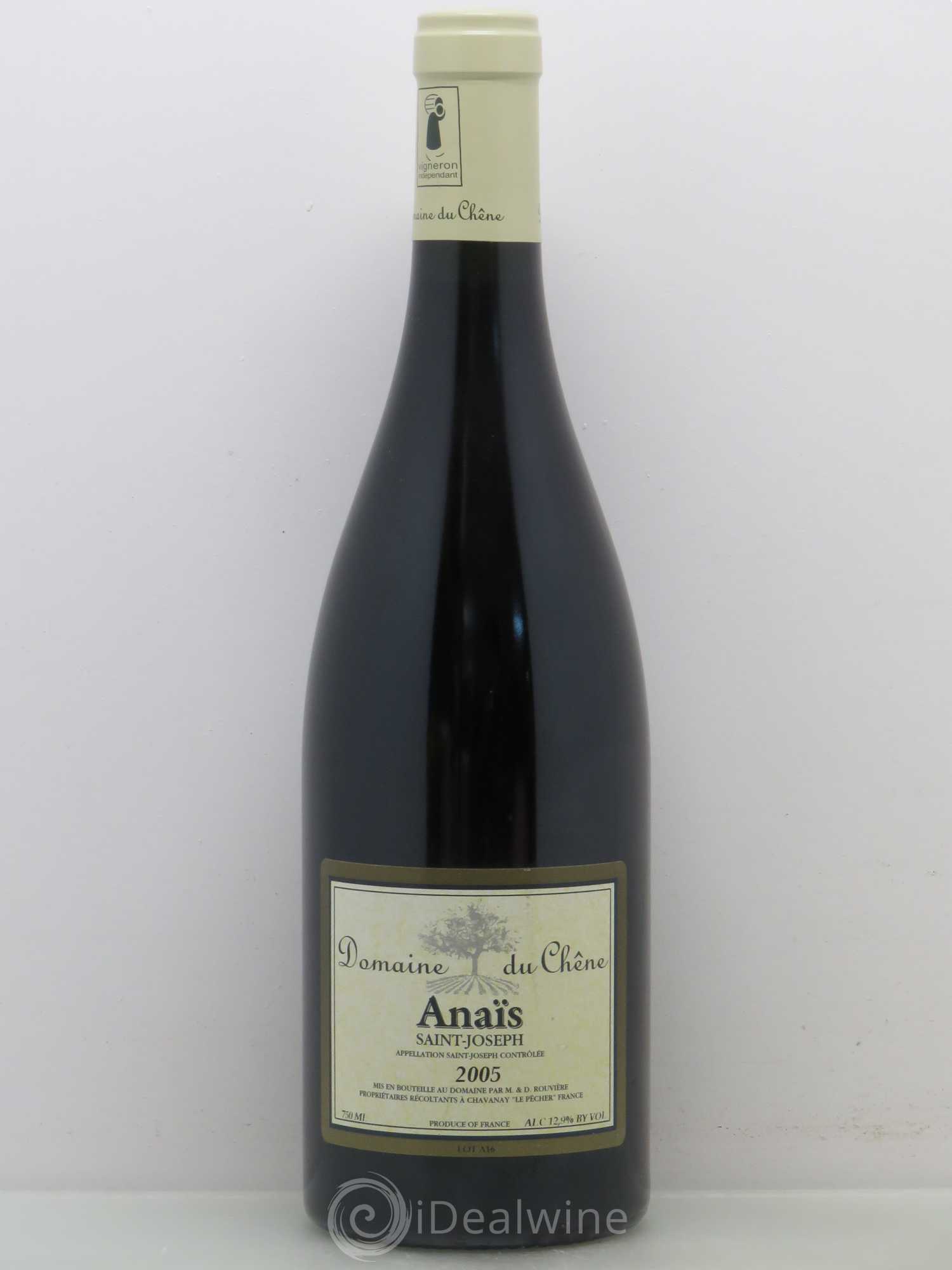 Saint-Joseph Domaine Du Chêne Anaïs 2005 - Posten von 1 Flasche - 0