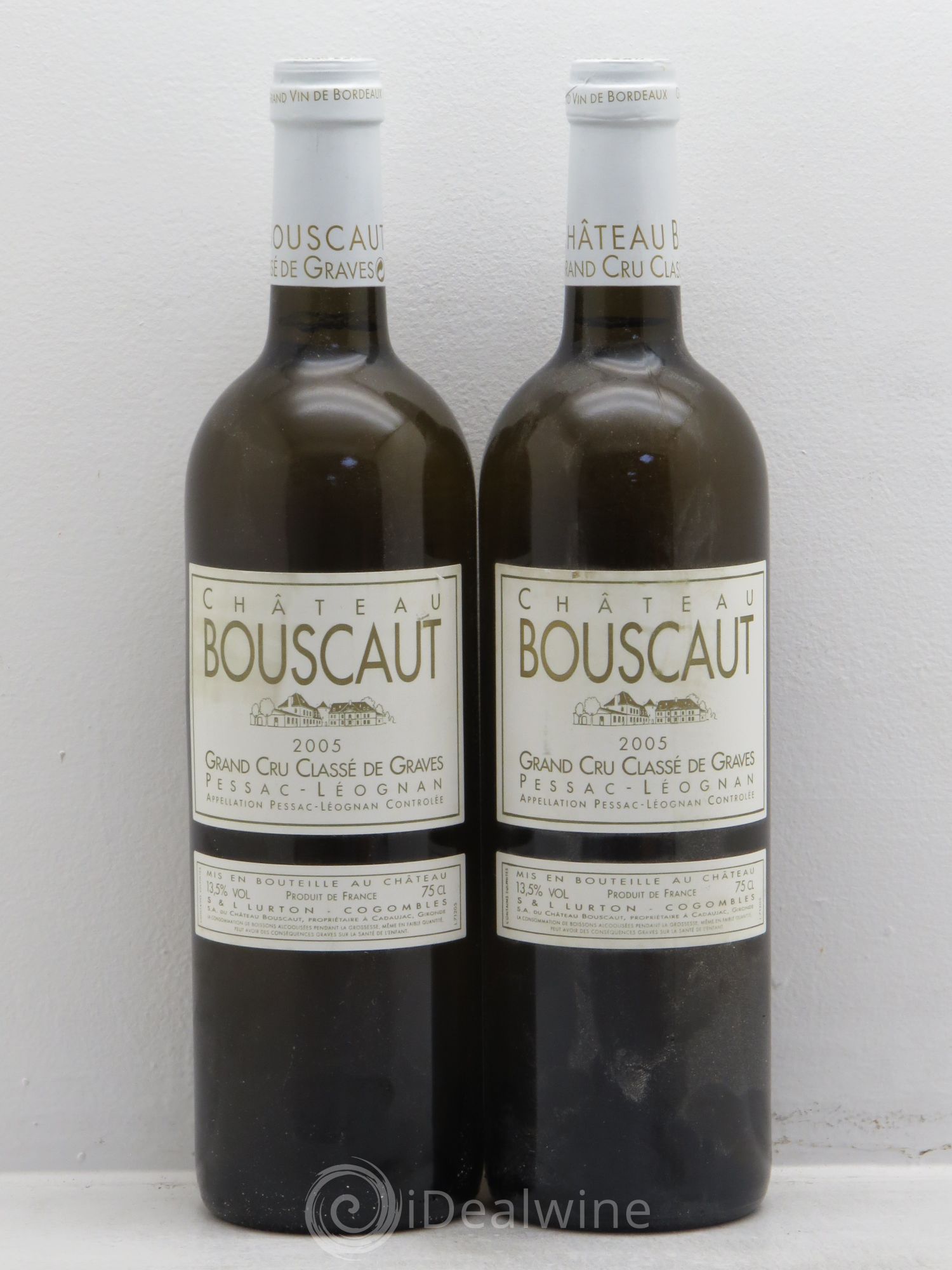 Château Bouscaut Cru Classé de Graves 2005 - Lot de 2 bouteilles - 0