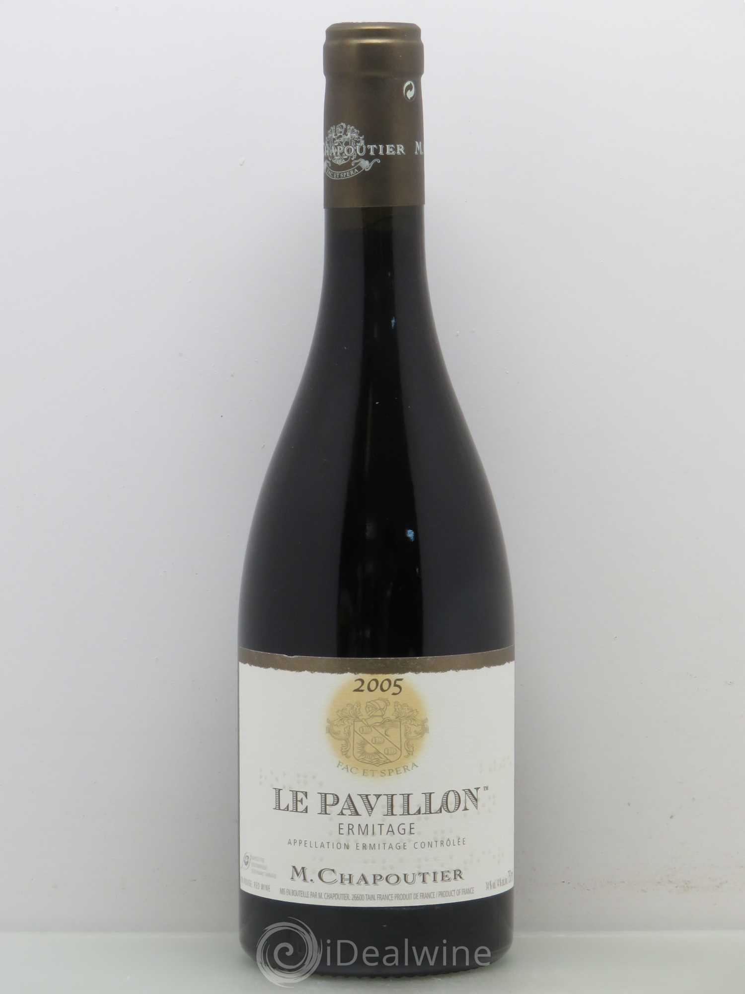 Hermitage Ermitage Le Pavillon Chapoutier 2005 - Lot de 1 bouteille - 0