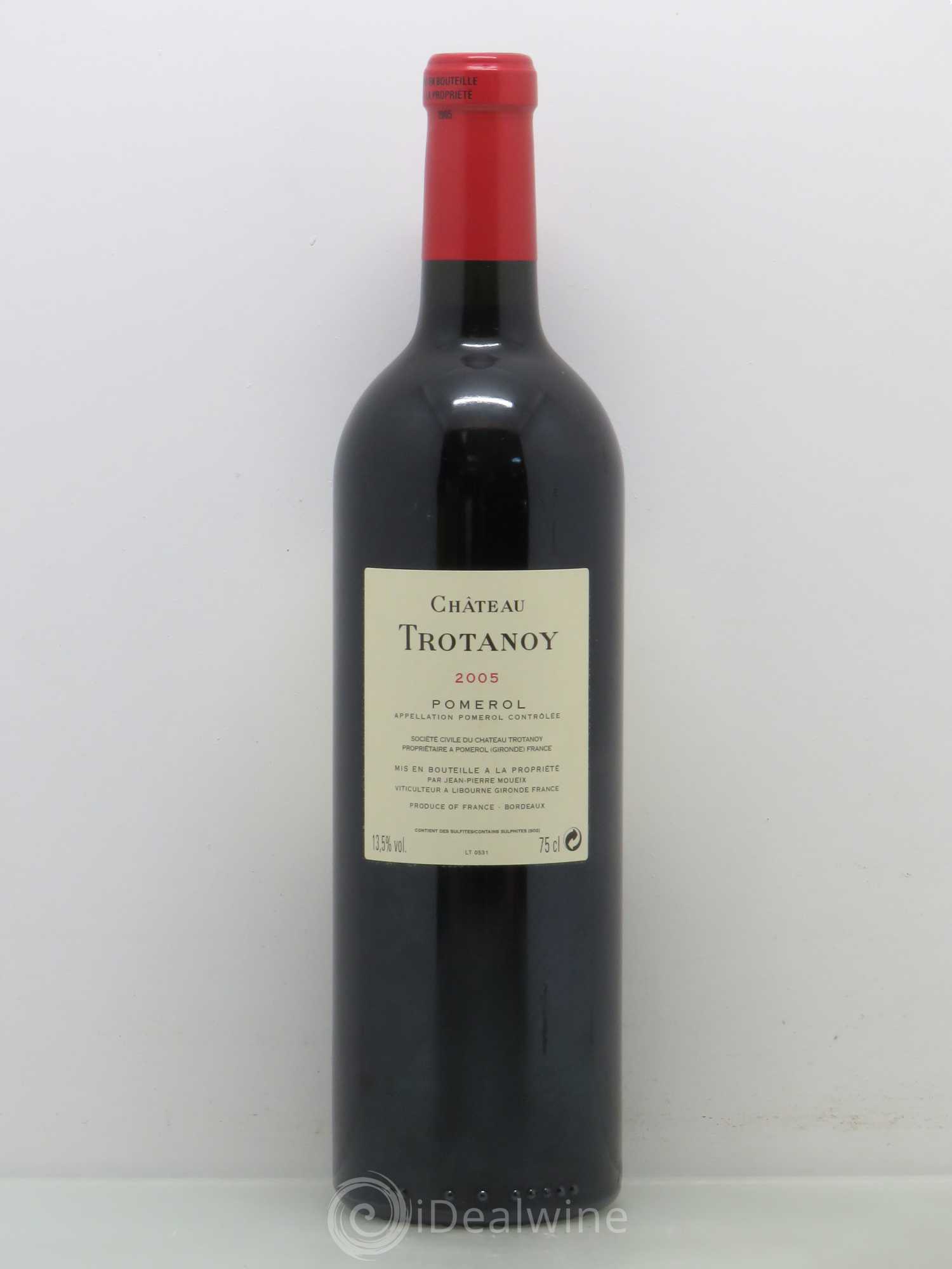 Château Trotanoy 2005 - Lot de 1 bouteille - 1