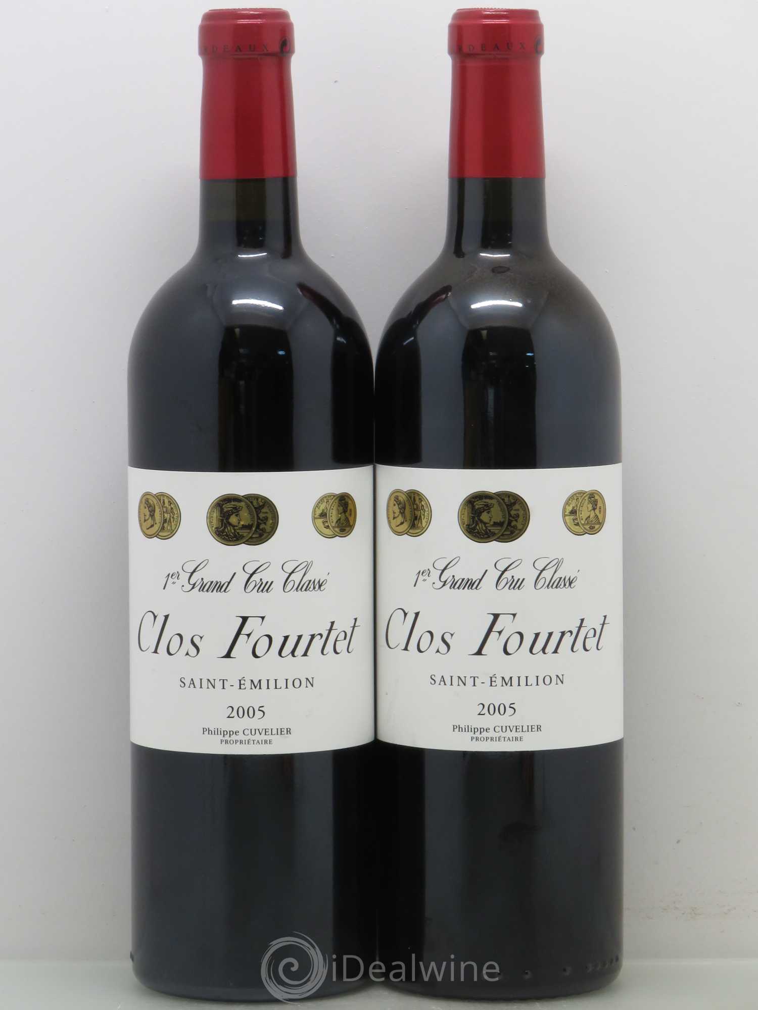 Clos Fourtet 1er Grand Cru Classé B 2005 - Lot de 2 bouteilles - 0