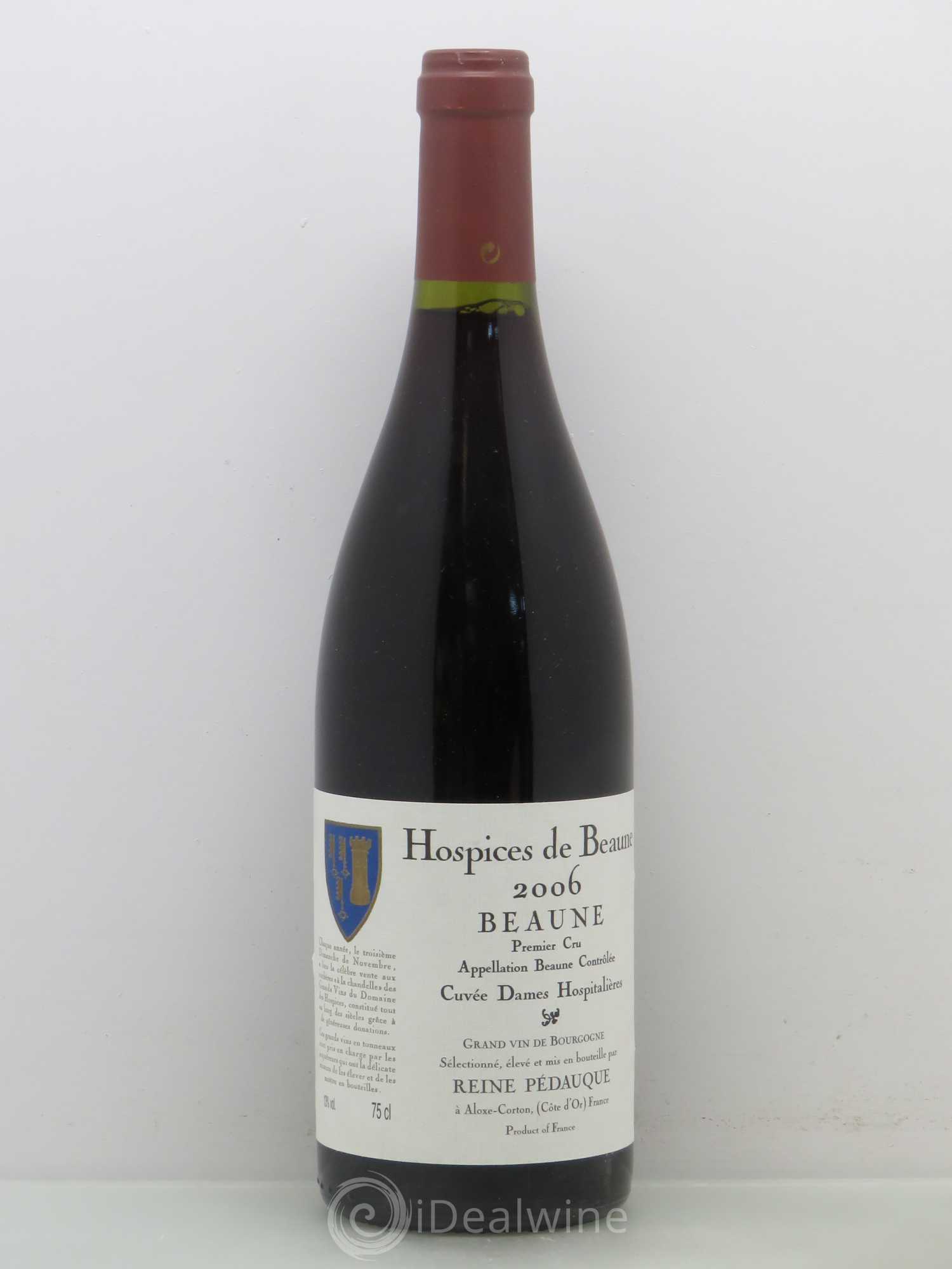 Beaune 1er Cru Cuvée Dames Hospitalières Hospices de Beaune Reine Pédauque 2006 - Lot de 1 bouteille - 0