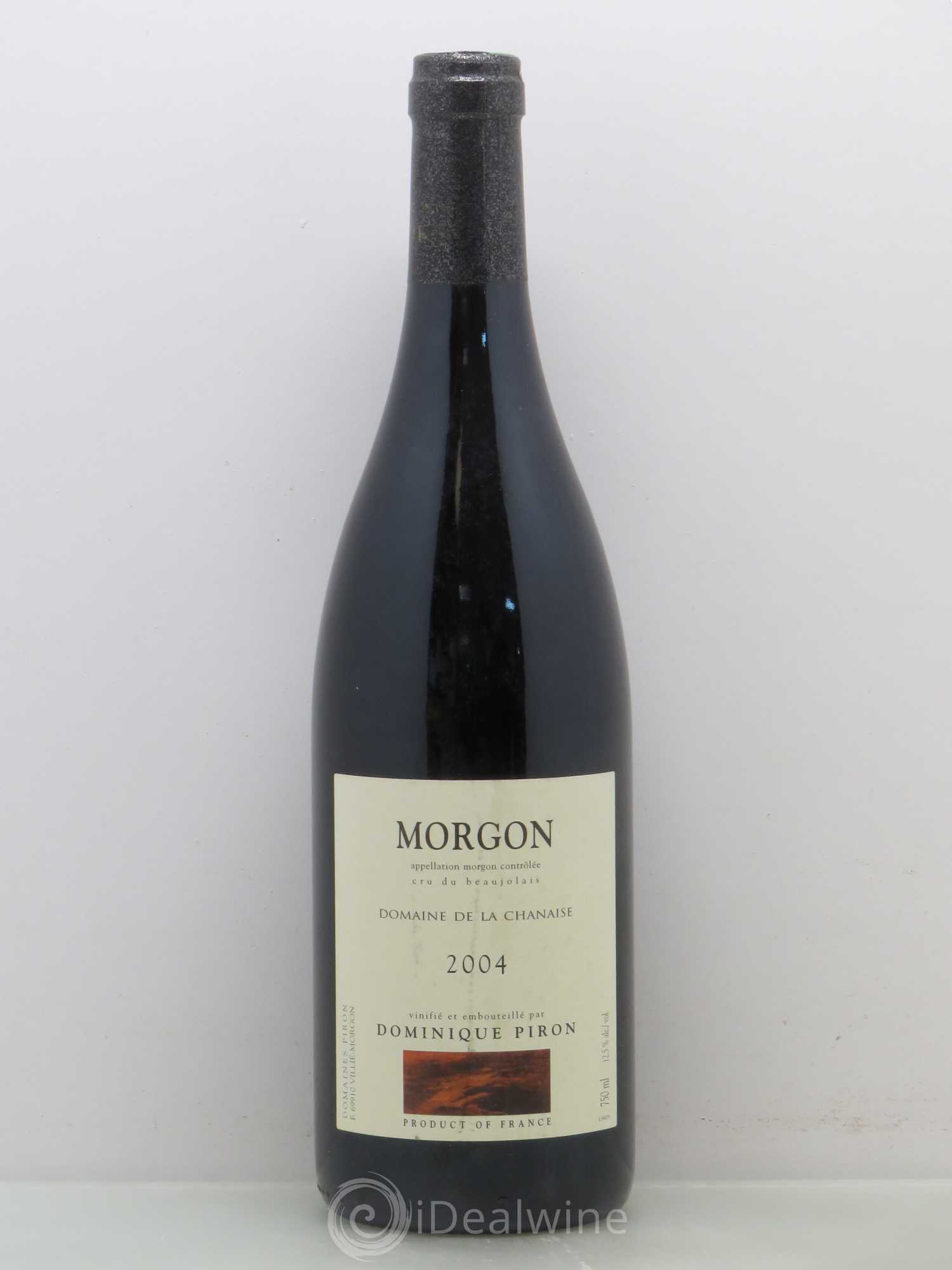 Morgon La Chanaise Dominique Piron (Domaine) 2004 - Lot de 1 bouteille - 0