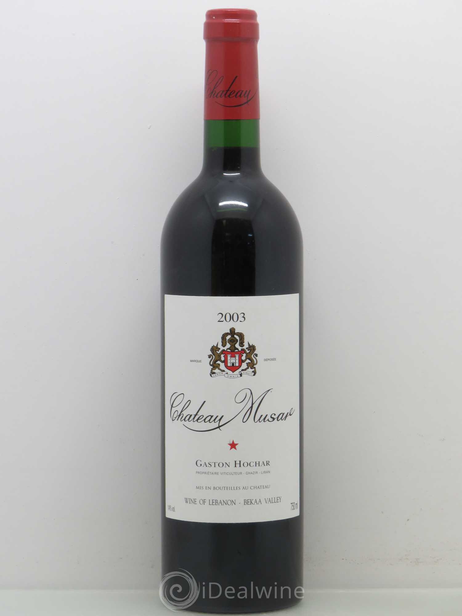 Château Musar Serge Hochar 2003 - Lot de 1 bouteille - 0