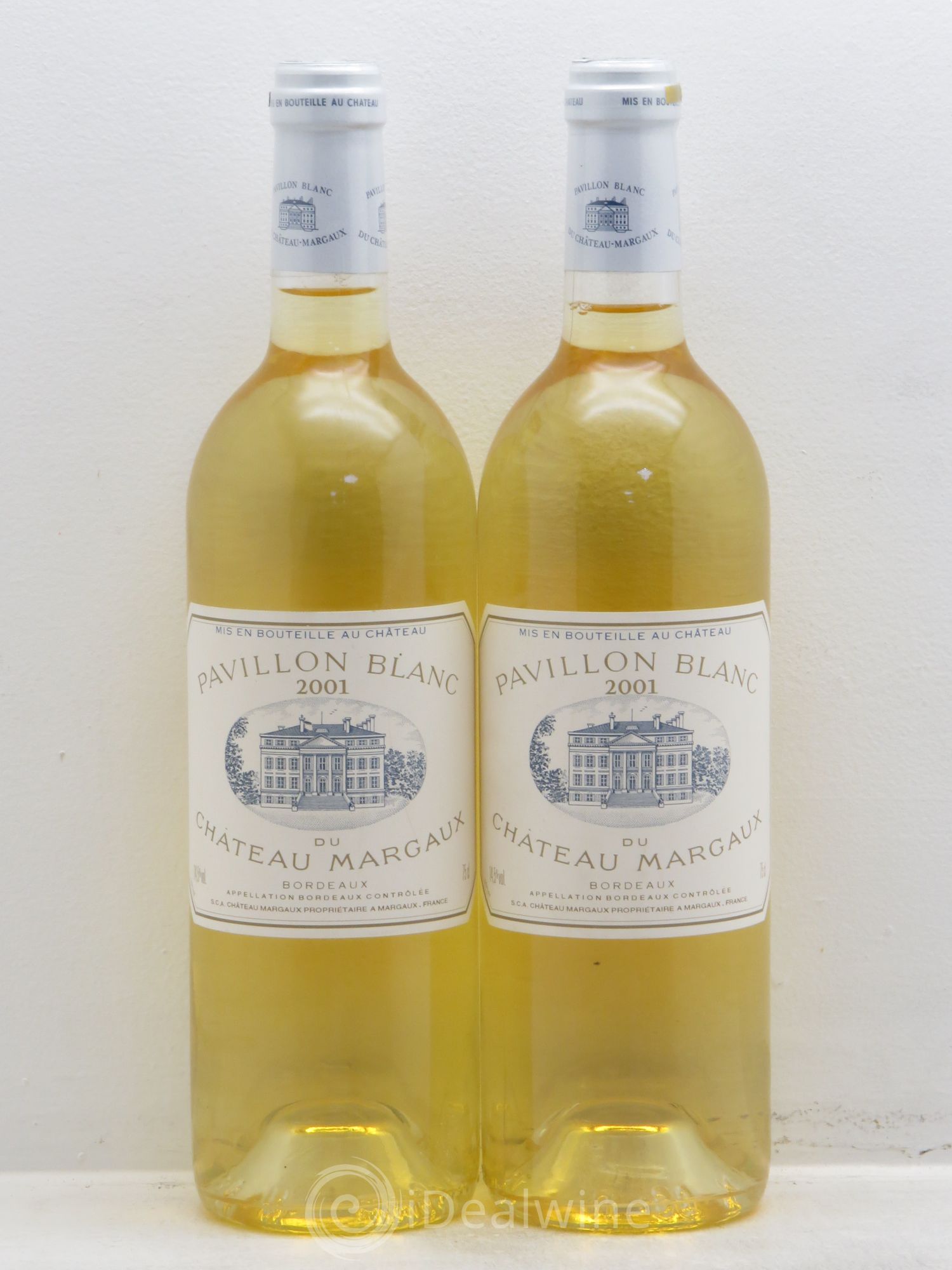 Pavillon Blanc du Château Margaux 2001 - Lot de 2 bouteilles - 0