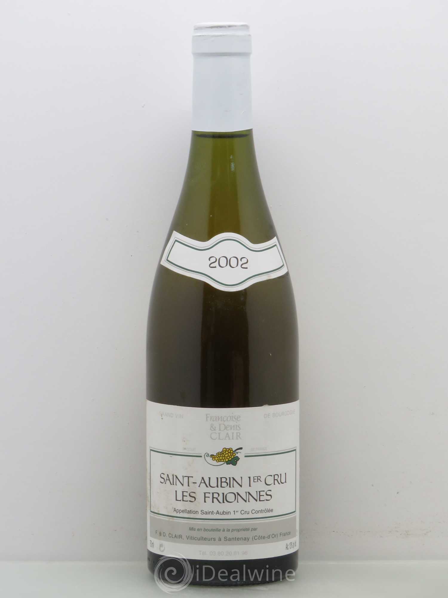 Saint-Aubin 1er Cru Les Frionnes Françoise & Denis Clair 2002 - Posten von 1 Flasche - 0
