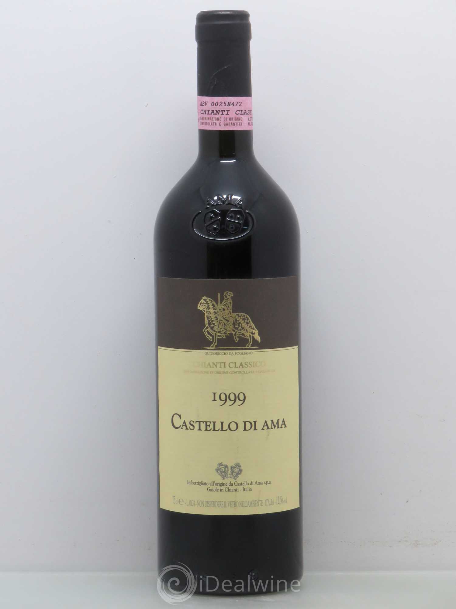 Chianti DOCG Classico Castello di Ama 1999 - Lot de 1 bouteille - 0