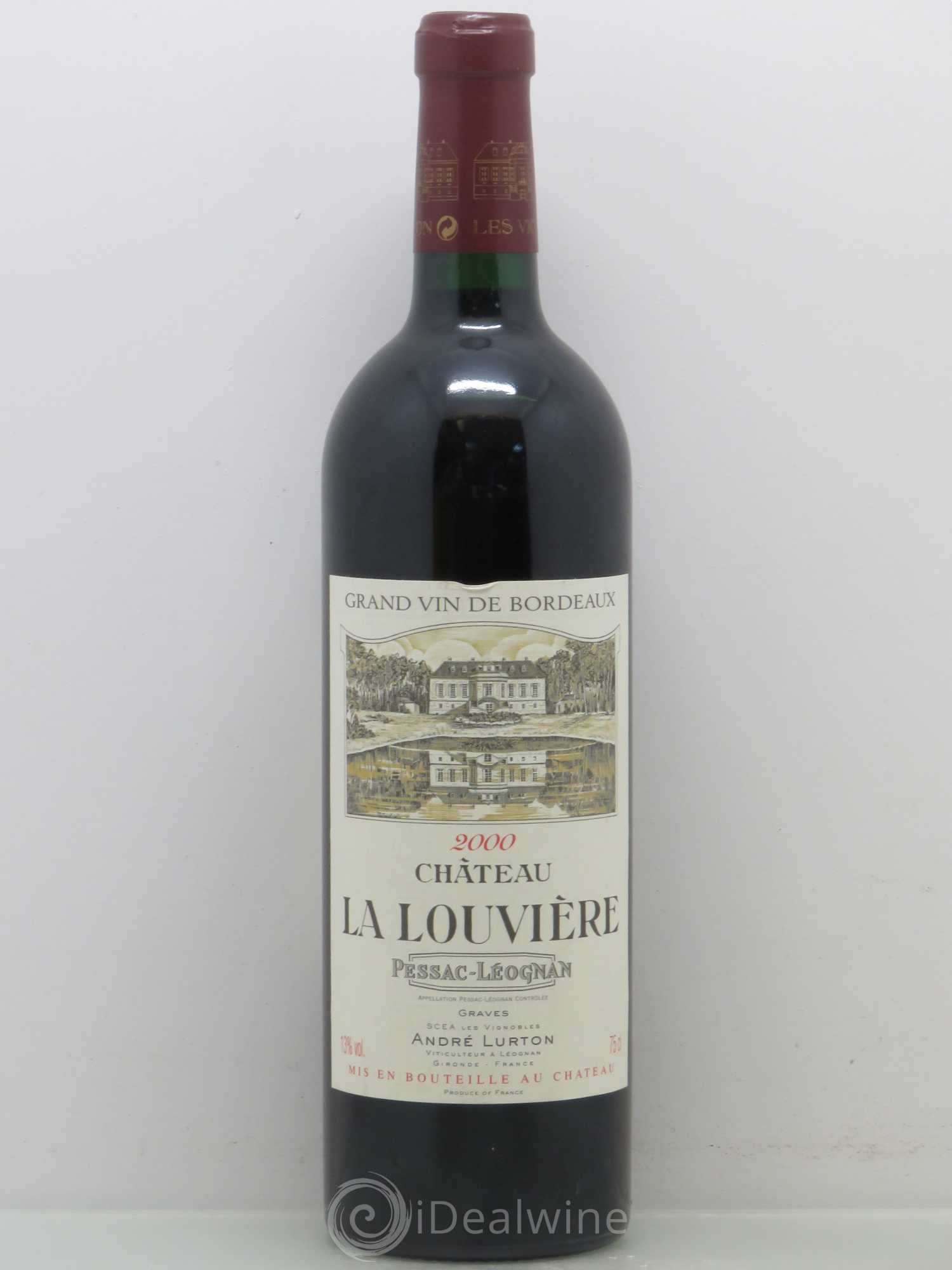 Château la Louvière 2000 - Lot de 1 bouteille - 0