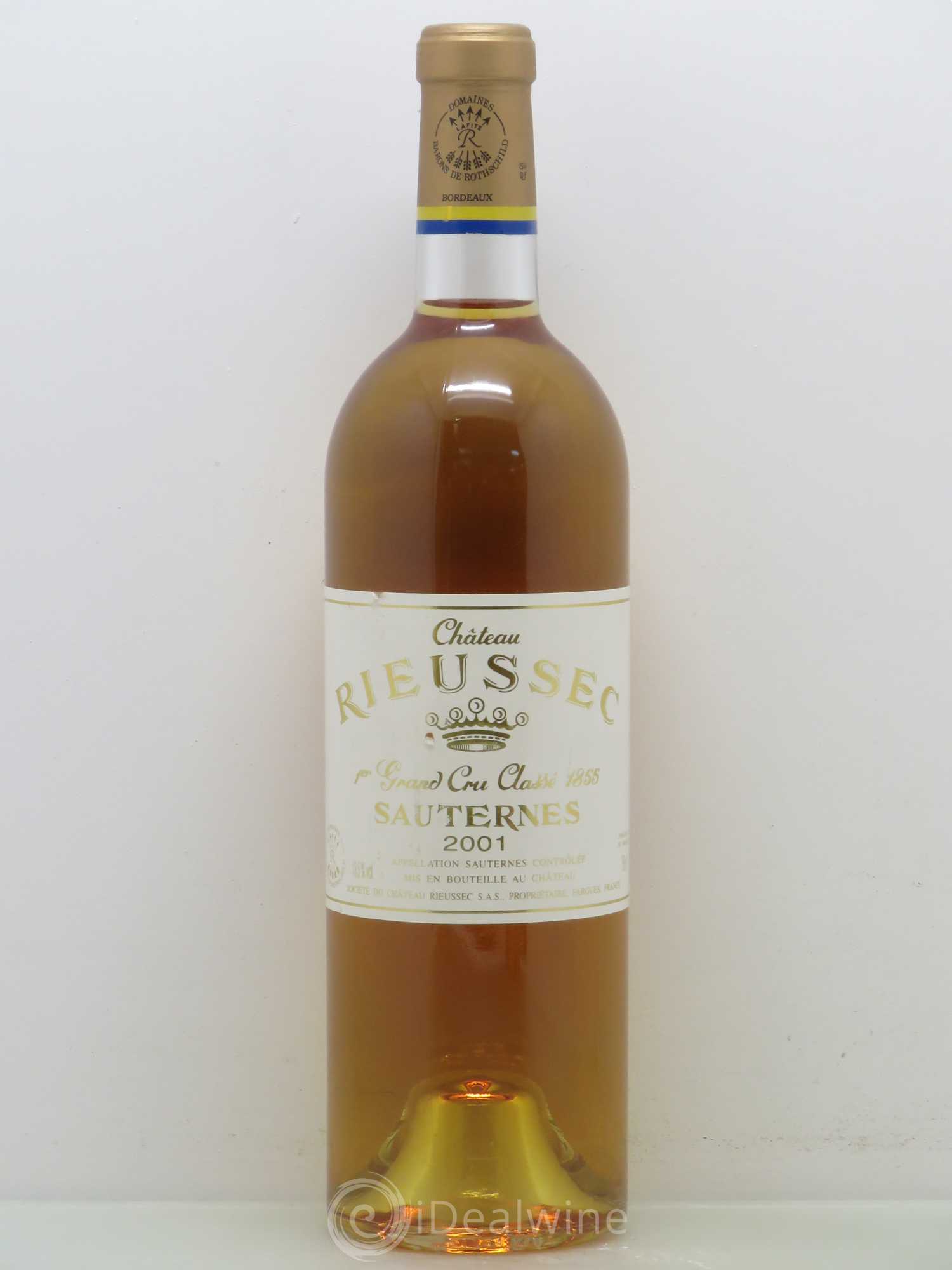Château Rieussec 1er Grand Cru Classé (senza prezzo di riserva) 2001 - Lotto di 1 bottiglia - 0