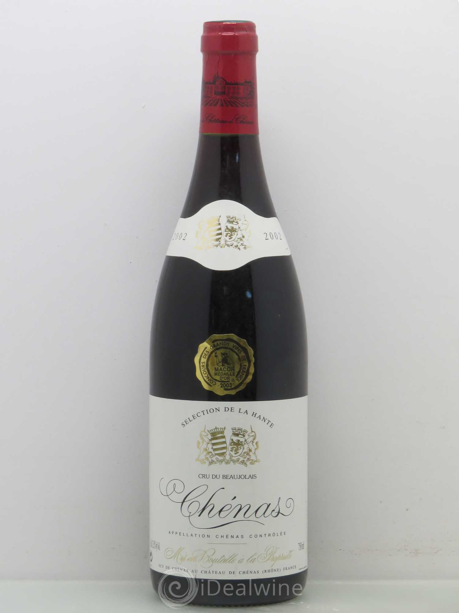 Chénas Château de Chenas Sélection de la Hante 2002 - Posten von 1 Flasche - 0
