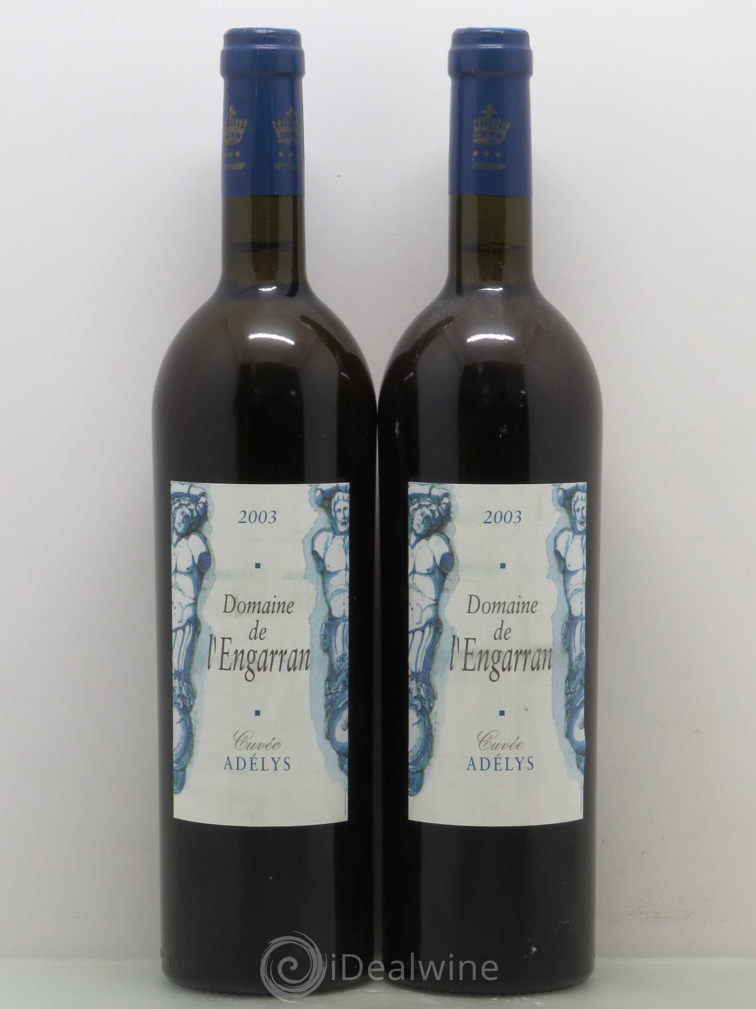 Divers IGP Pays d'Oc Château de l'Engarran Adélys 2003 - Posten von 2 Flaschen - 0