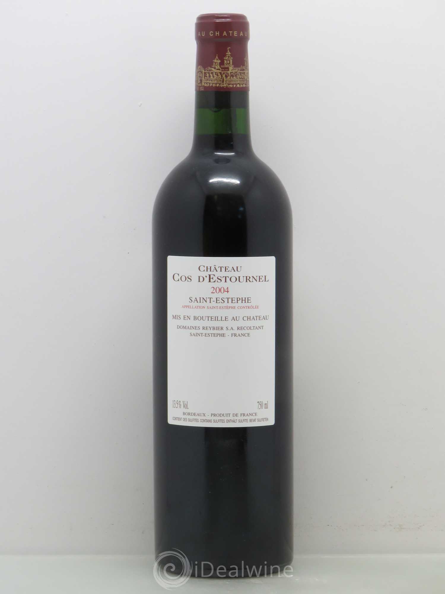 Cos d'Estournel 2ème Grand Cru Classé 2004 - Lot de 1 bouteille - 1