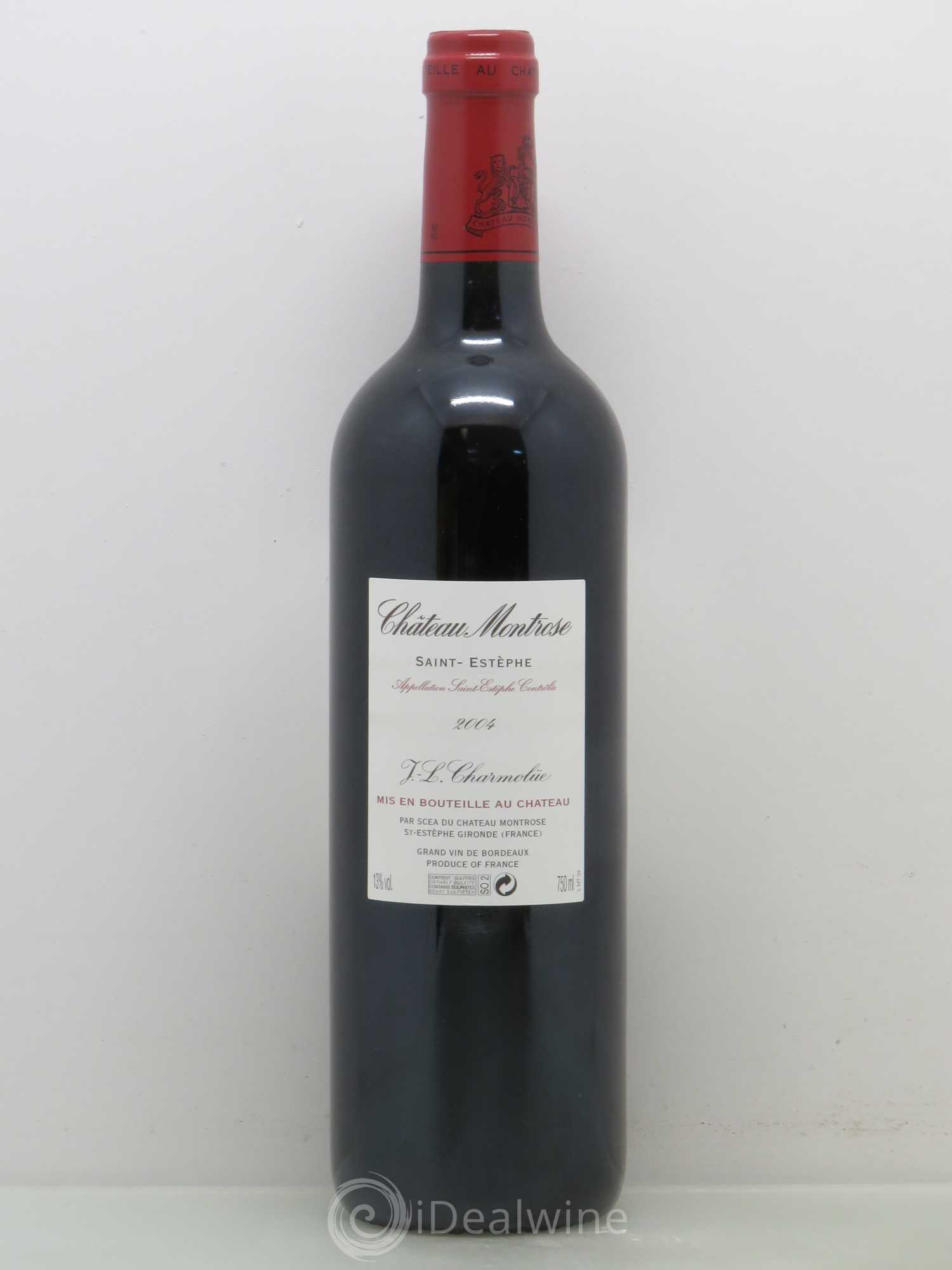 Château Montrose 2ème Grand Cru Classé 2004 - Lot de 1 bouteille - 1