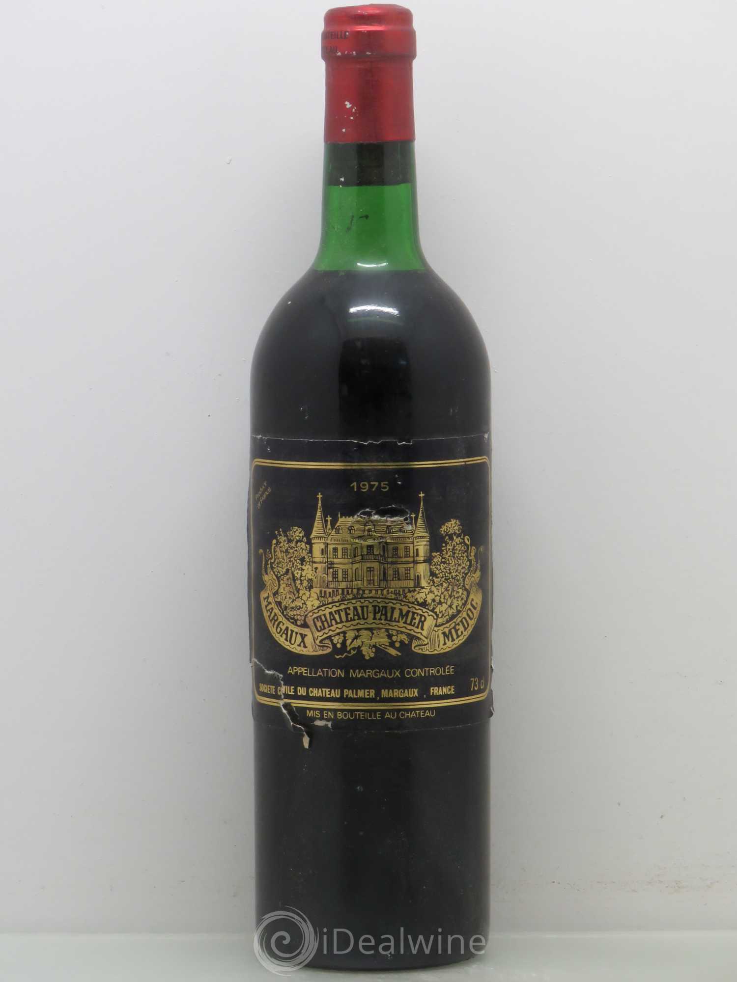Château Palmer 3ème Grand Cru Classé 1975 - Lot de 1 bouteille - 0