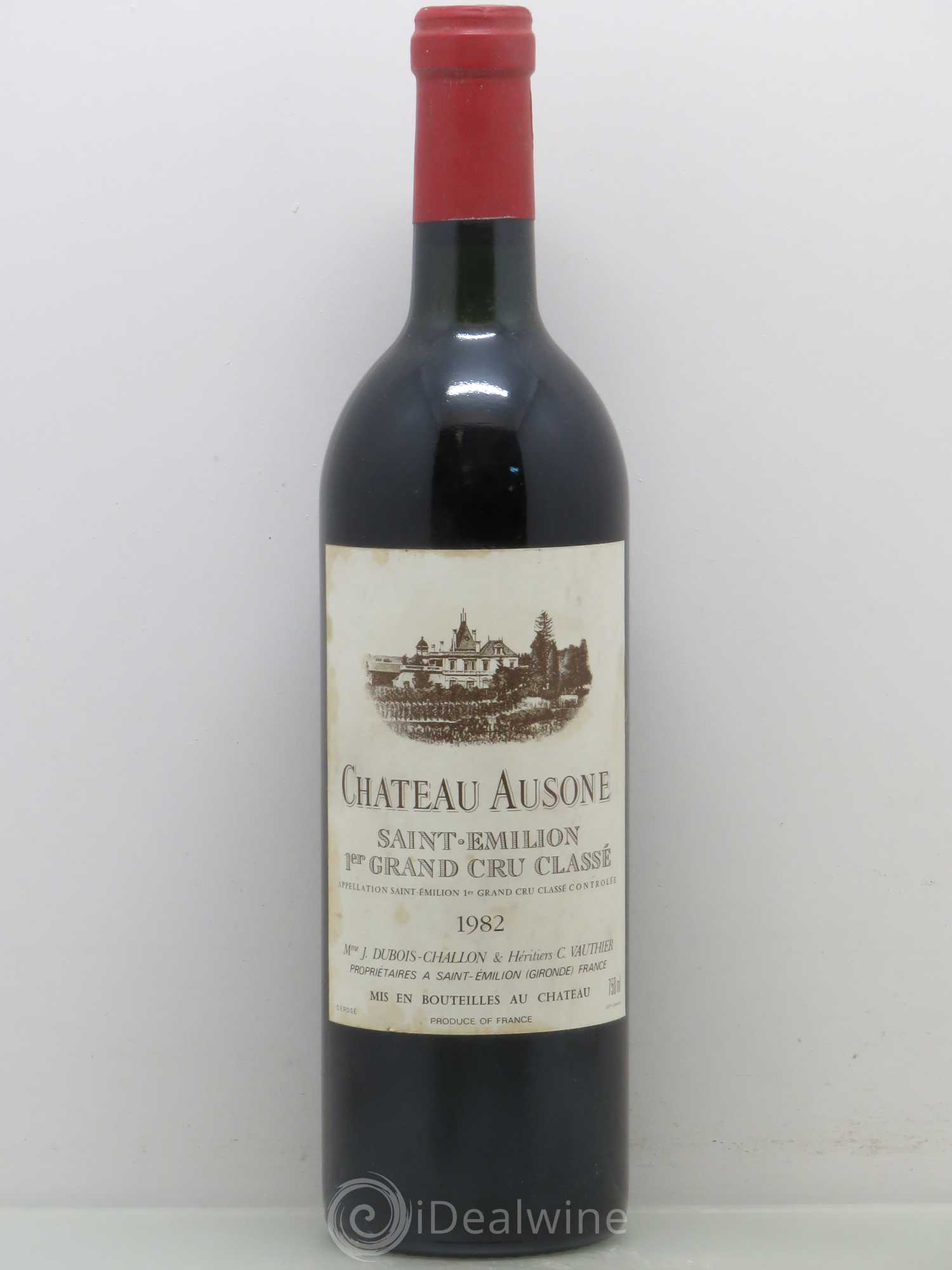 Château Ausone 1er Grand Cru Classé A 1982 - Lot de 1 bouteille - 0