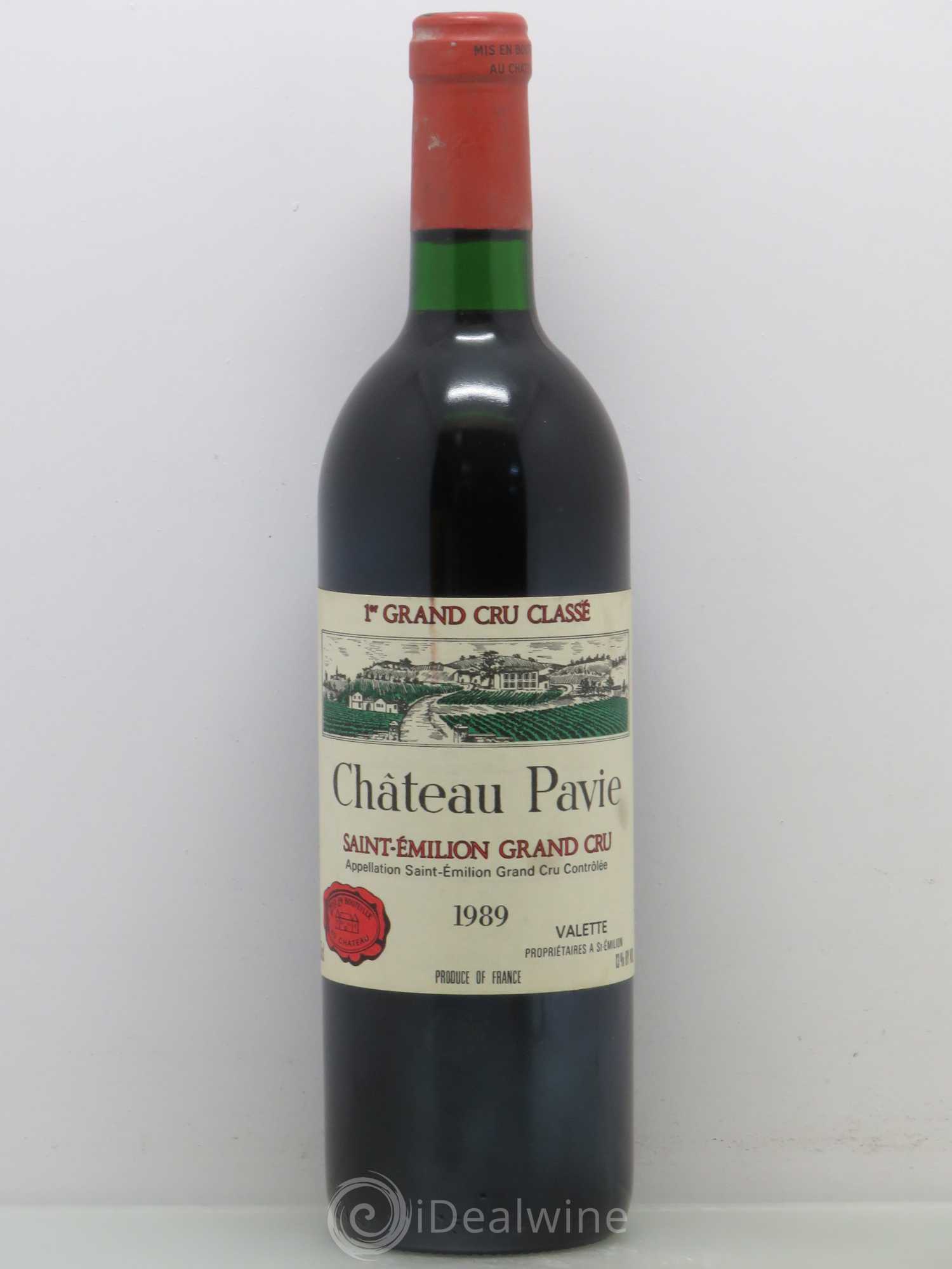 Château Pavie 1er Grand Cru Classé A 1989 - Lot de 1 bouteille - 0