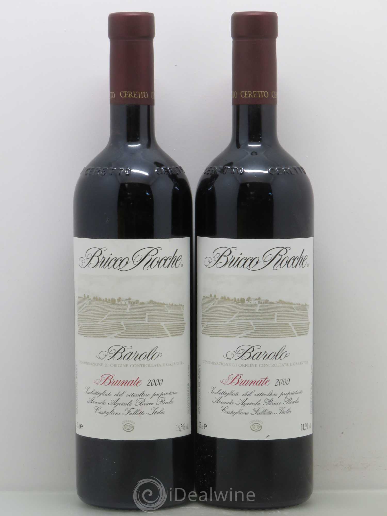Barolo Azienda Bricco Rocche Ceretto Brunate 2000 - Posten von 2 Flaschen - 0