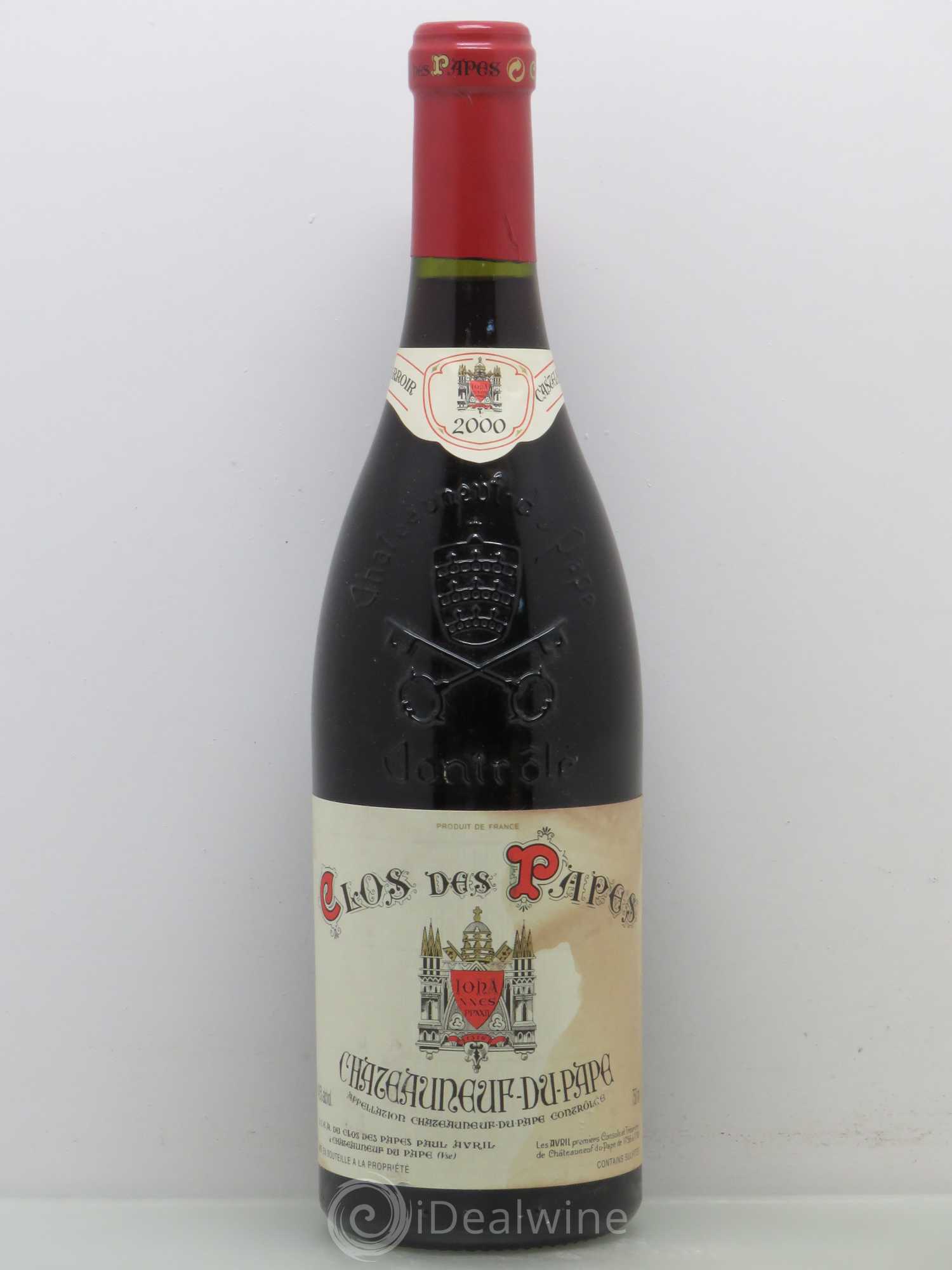 Châteauneuf-du-Pape Clos des Papes - Paul Avril 2000 - Lot de 1 bouteille - 0