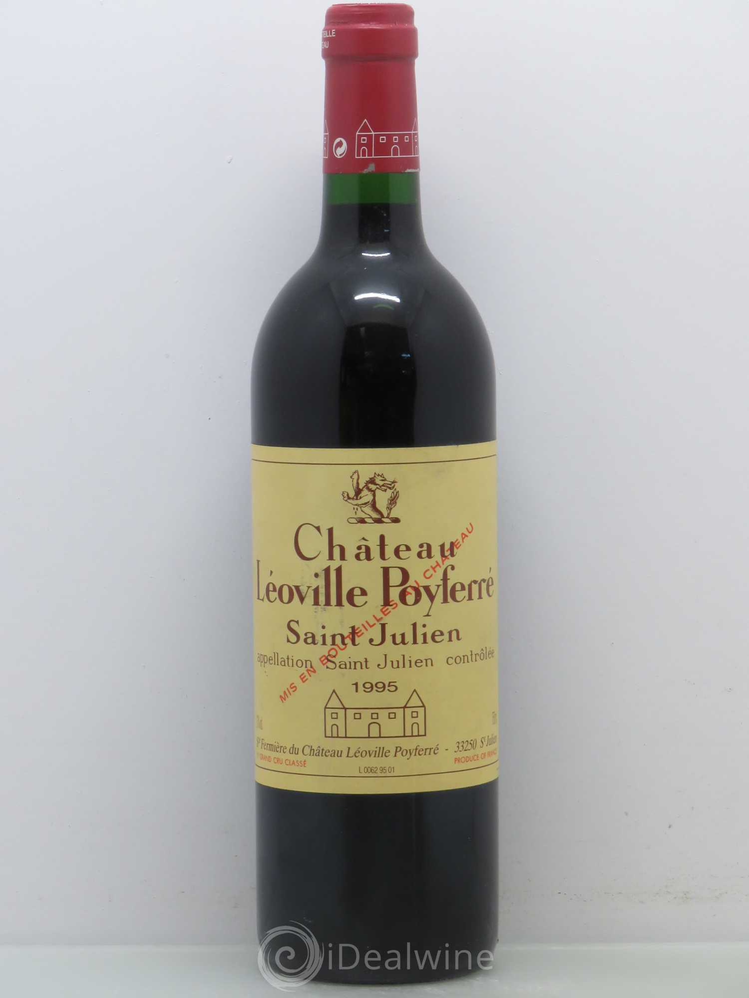 Château Léoville Poyferré 2ème Grand Cru Classé 1995 - Lot de 1 bouteille - 0