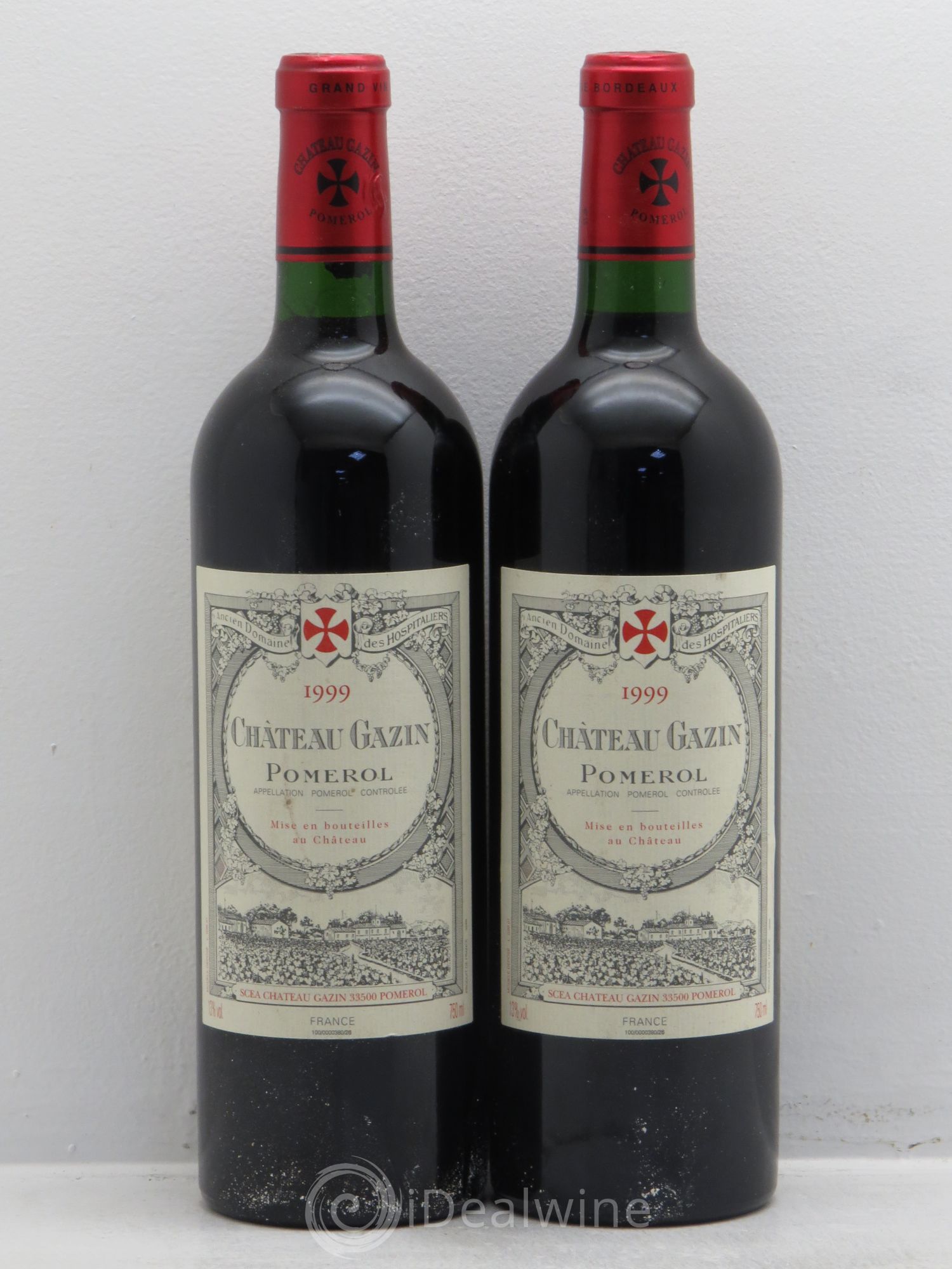 Château Gazin 1999 - Lot de 2 bouteilles - 0
