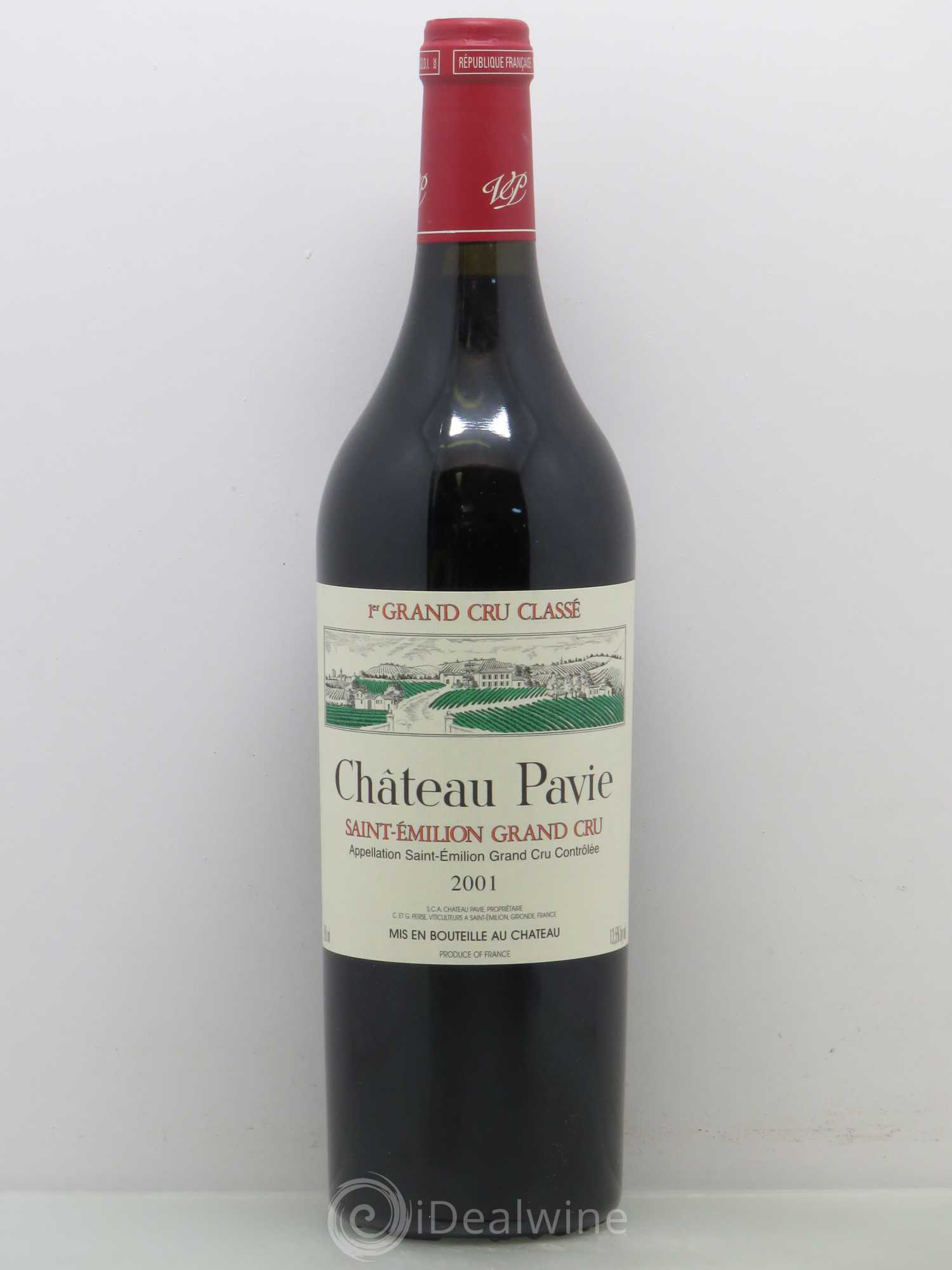 Château Pavie 1er Grand Cru Classé A 2001 - Lot de 1 bouteille - 0