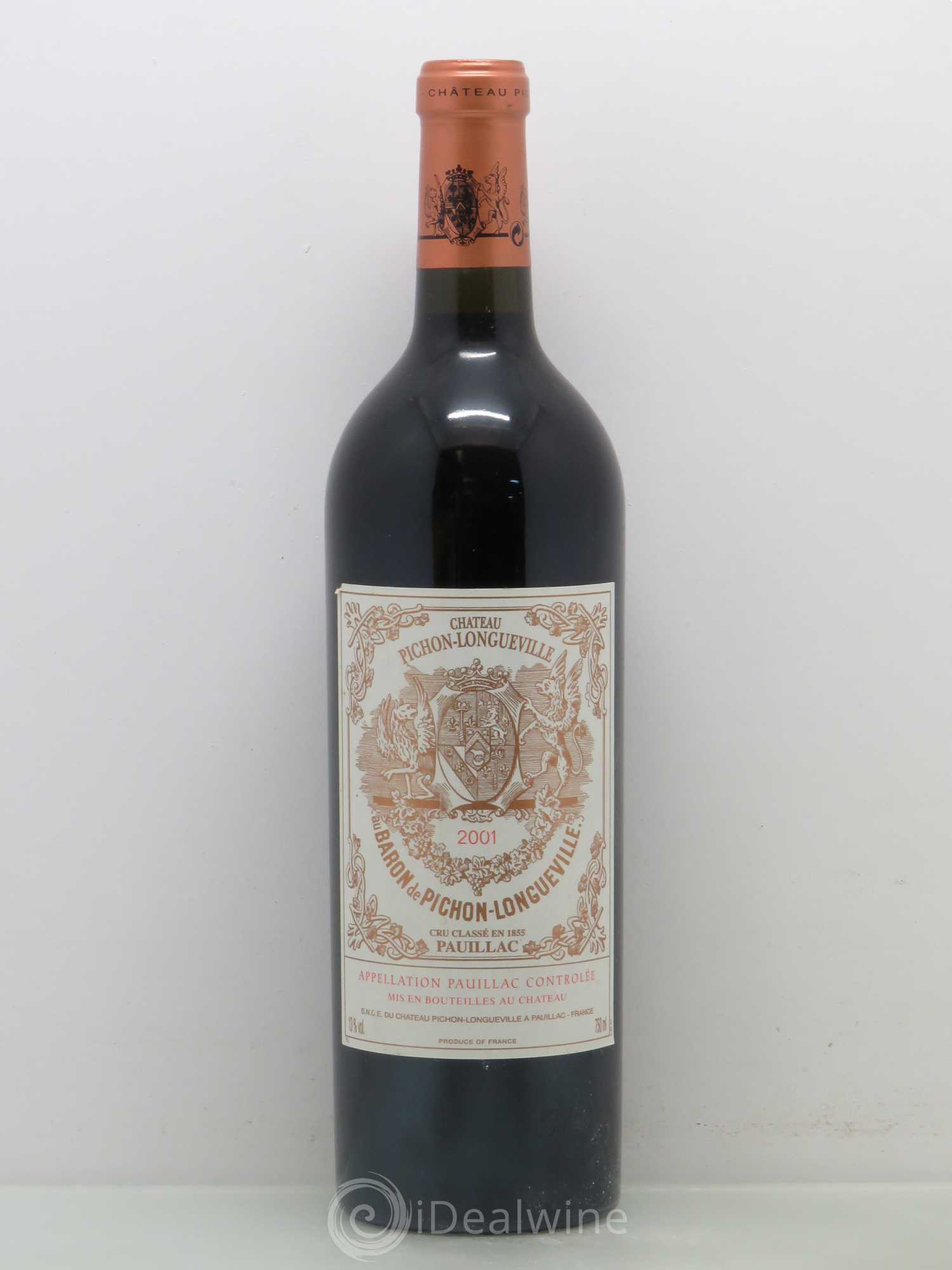 Pichon Longueville Baron 2ème Grand Cru Classé 2001 - Lot de 1 bouteille - 0