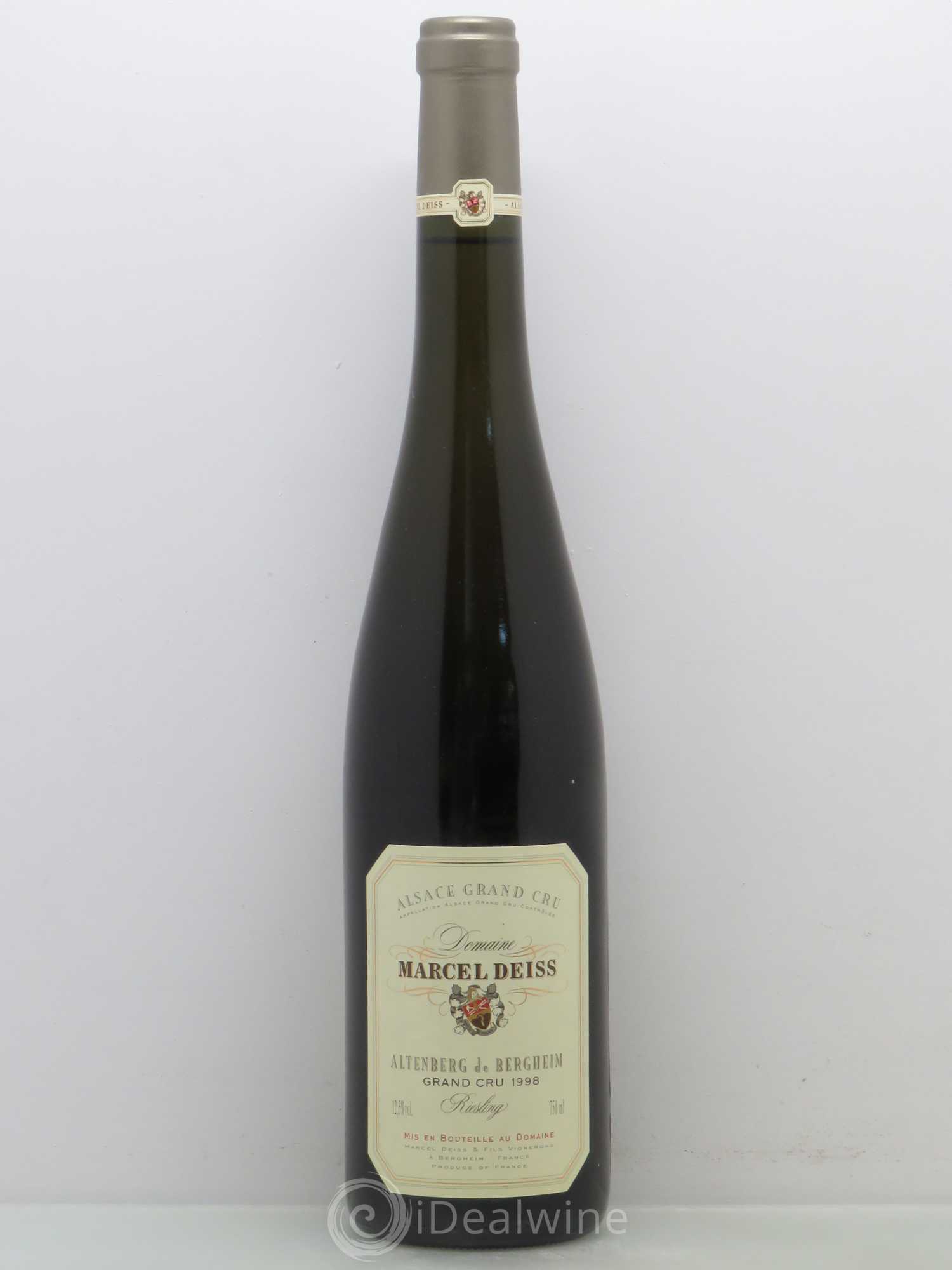 Riesling Grand Cru Altenberg De Bergheim Marcel Deiss 1998 - Posten von 1 Flasche - 0