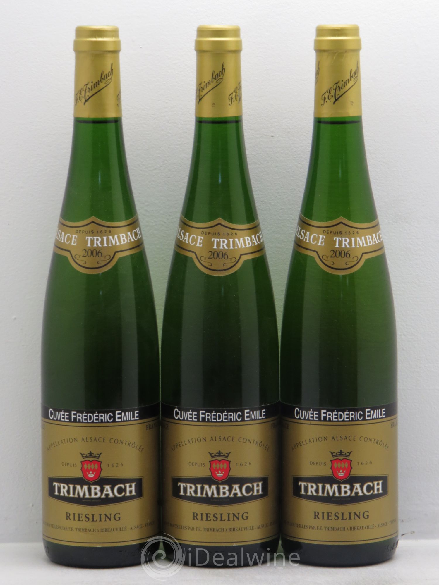 Alsace Riesling Cuvée Frédéric Emile Trimbach (Domaine) 2006 - Lot de 3 bouteilles - 0