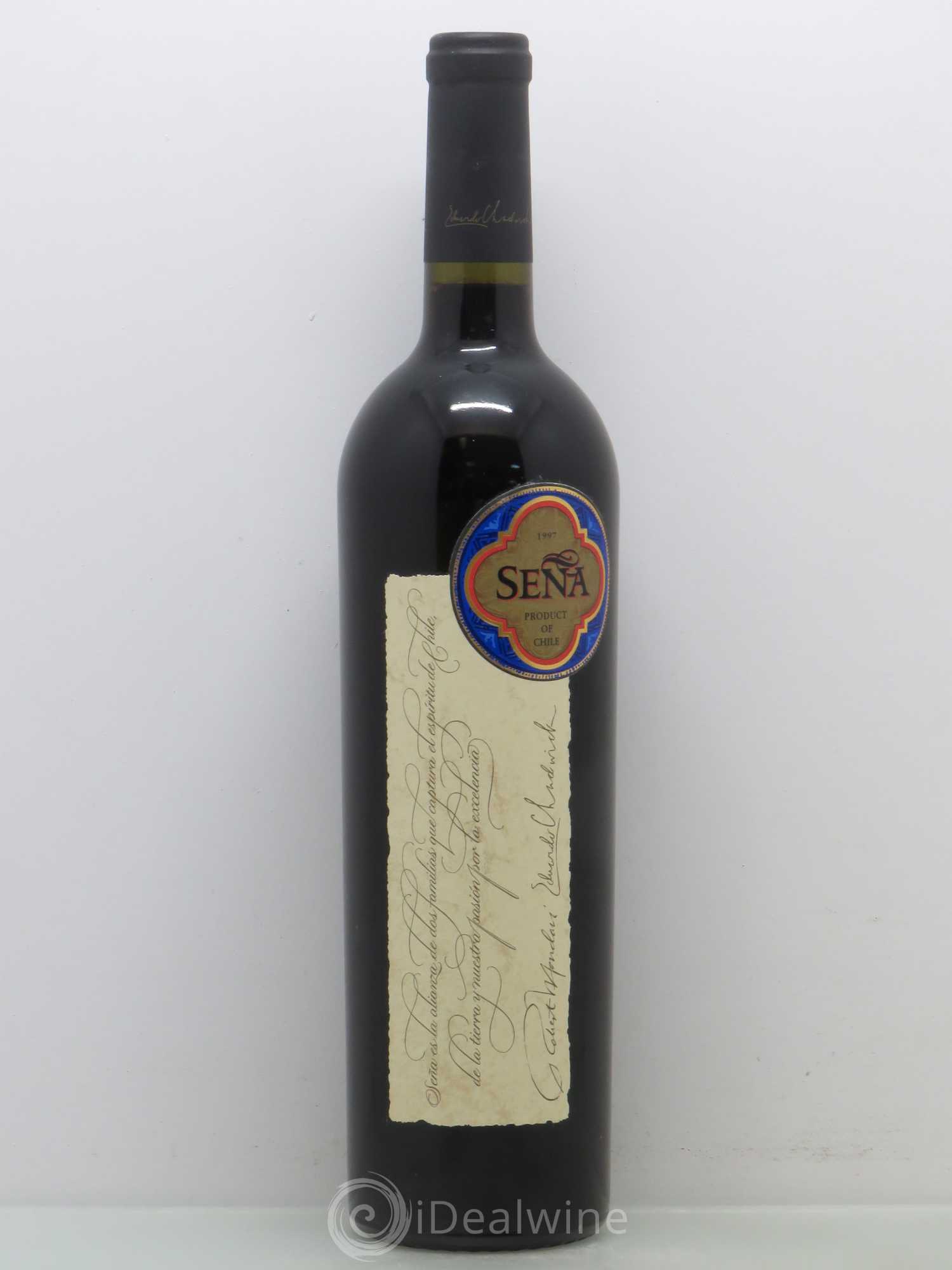 Chili Aconcagua Valley Seña Robert Mondavi et Eduardo Chadwick 1997 - Posten von 1 Flasche - 0