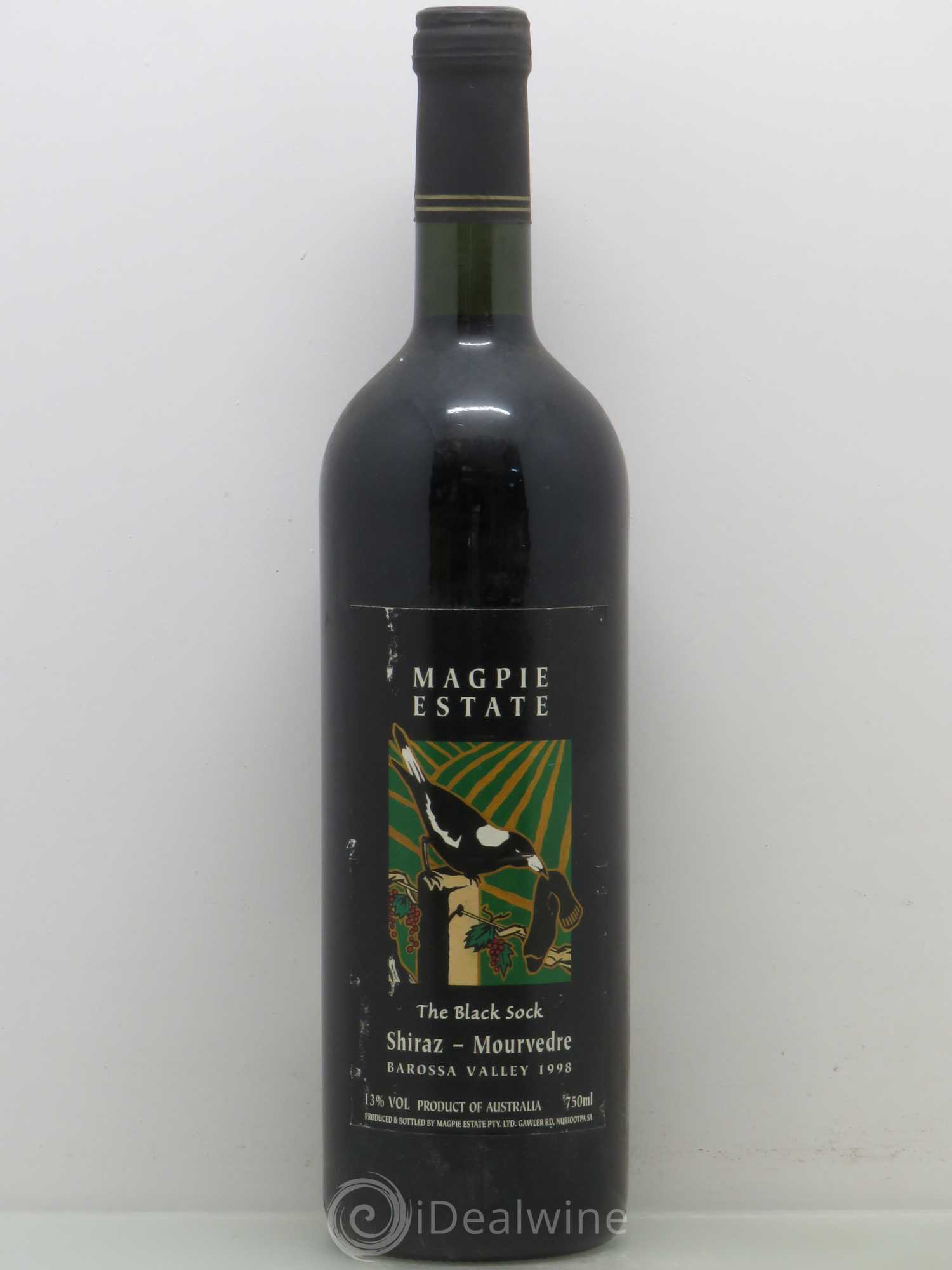 Australie Magpie Estate Black Sock Barossa Valley 1998 - Posten von 1 Flasche - 0
