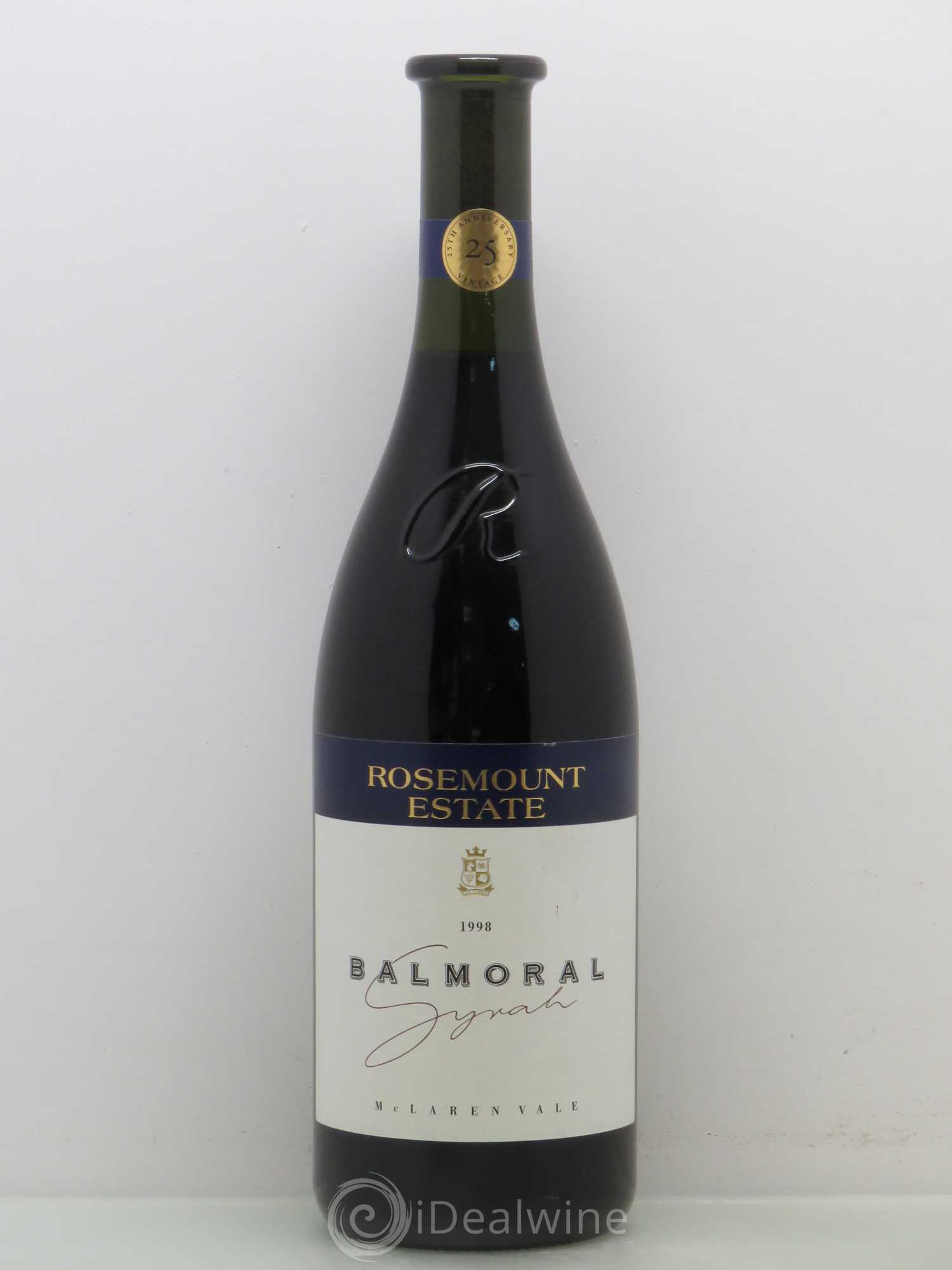 Australie Rosemount Estate Syrah Balmoral Mc Laren Vale 1998 - Posten von 1 Flasche - 0