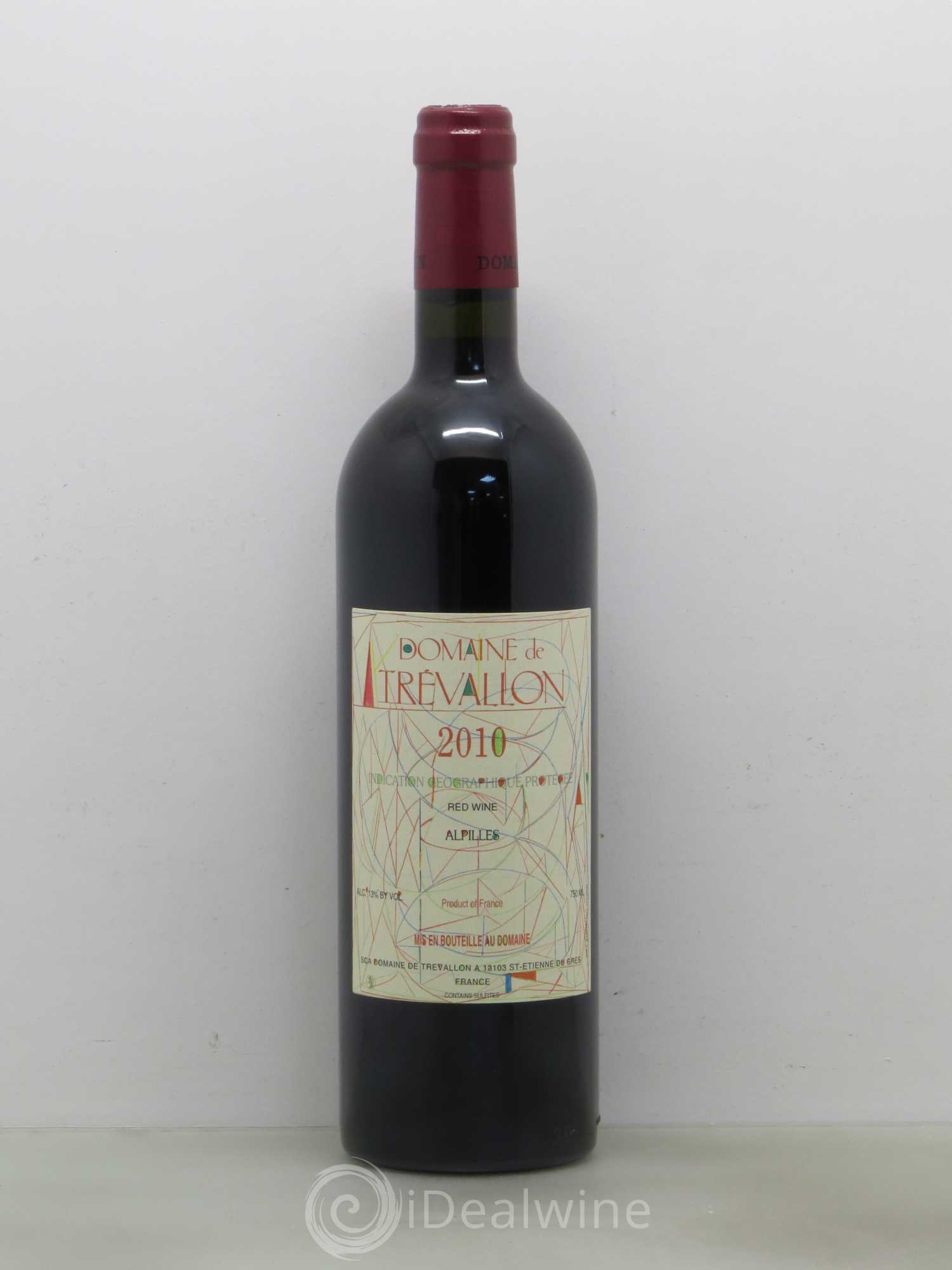 Alpilles Trévallon (Domaine de) Eloi Dürrbach 2010 - Lot de 1 bouteille - 0