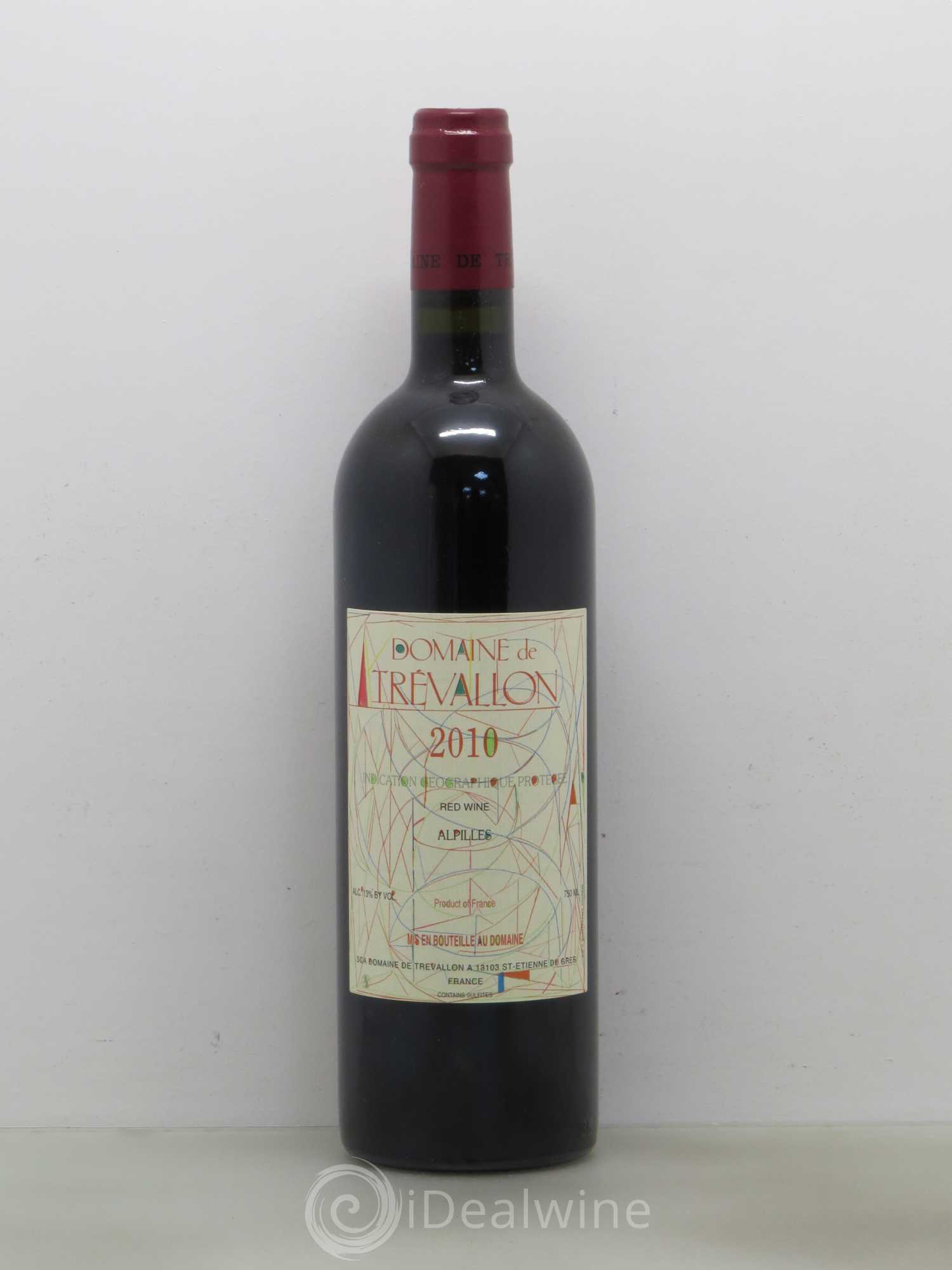 Alpilles Trévallon (Domaine de) Eloi Dürrbach 2010 - Lot de 1 bouteille - 0