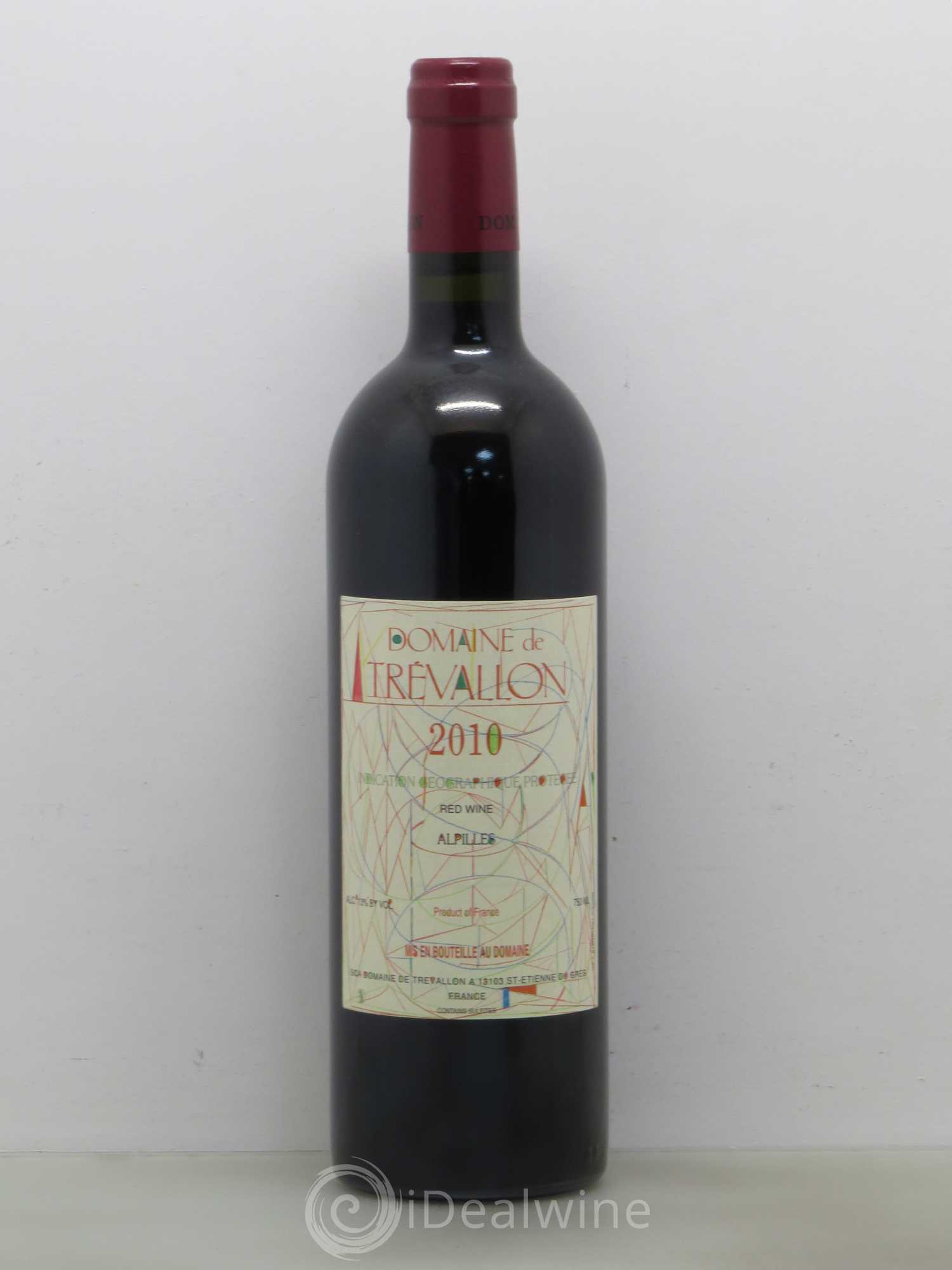 Alpilles Trévallon (Domaine de) Eloi Dürrbach 2010 - Lot de 1 bouteille - 0