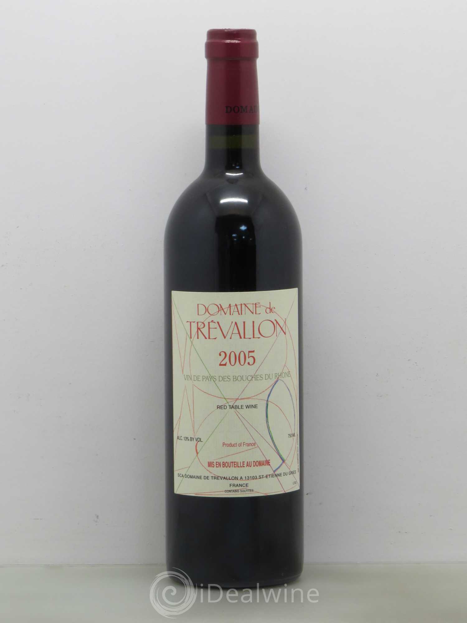 VDP Bouches du Rhône Trévallon (Domaine de) Eloi Dürrbach 2005 - Lot de 1 bouteille - 0