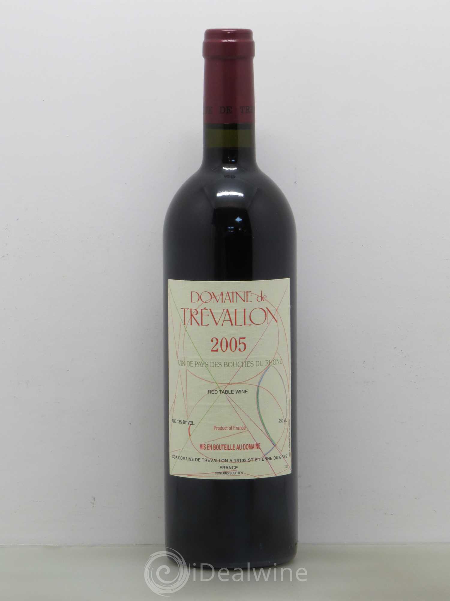 VDP Bouches du Rhône Trévallon (Domaine de) Eloi Dürrbach 2005 - Lot de 1 bouteille - 0