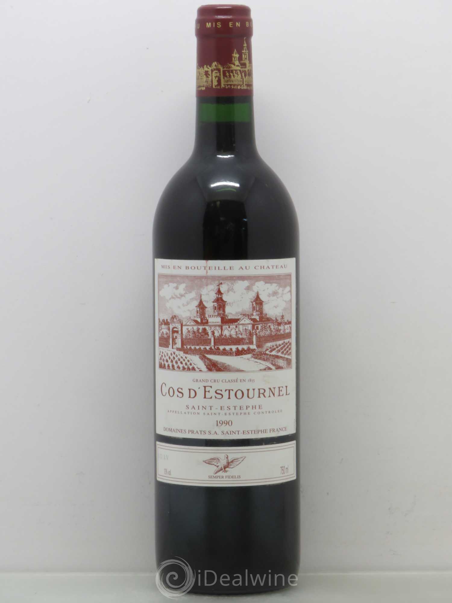 Cos d'Estournel 2ème Grand Cru Classé 1990 - Lot de 1 bouteille - 0