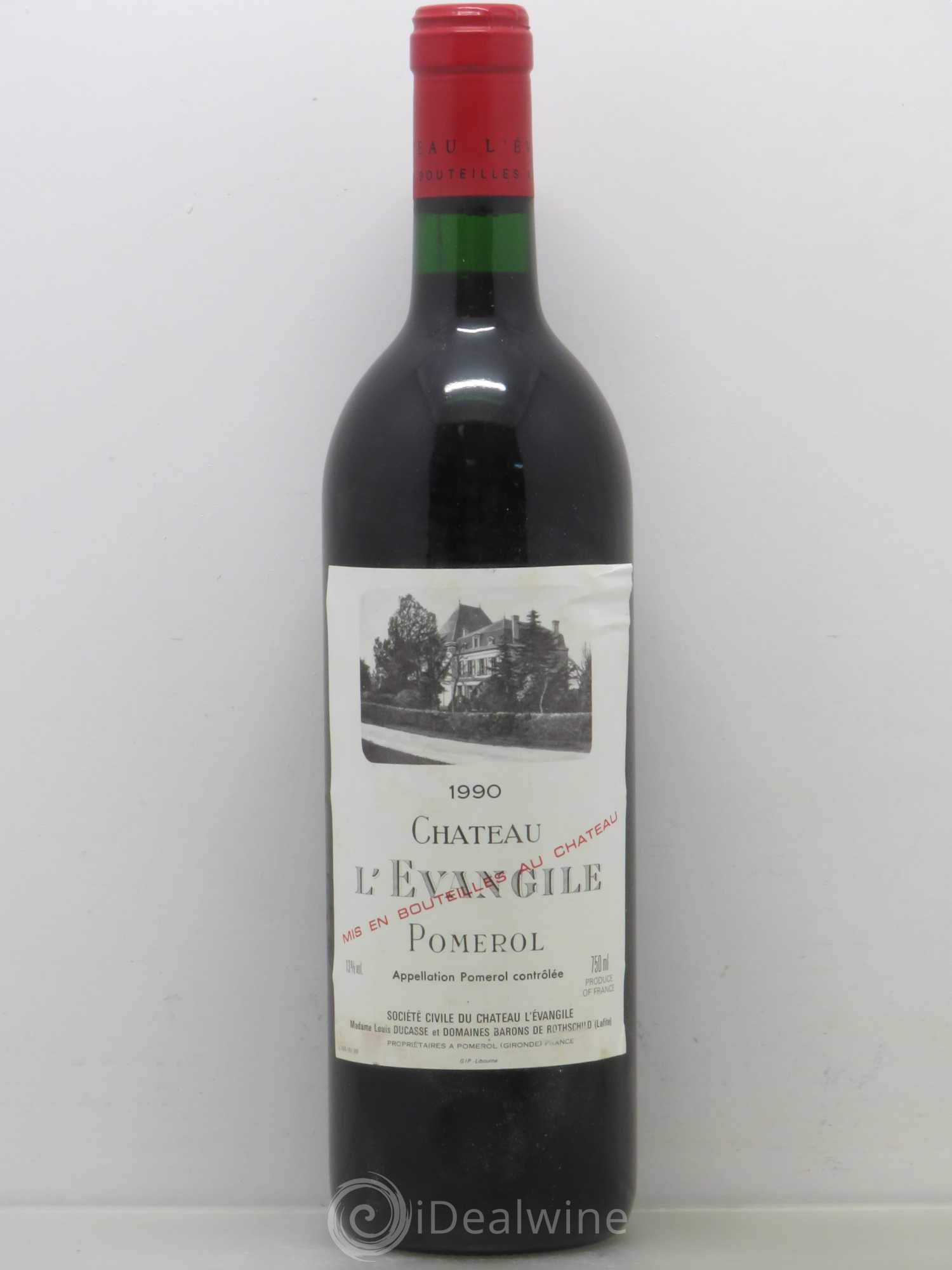 Château l' Évangile 1990 - Lot de 1 bouteille - 0