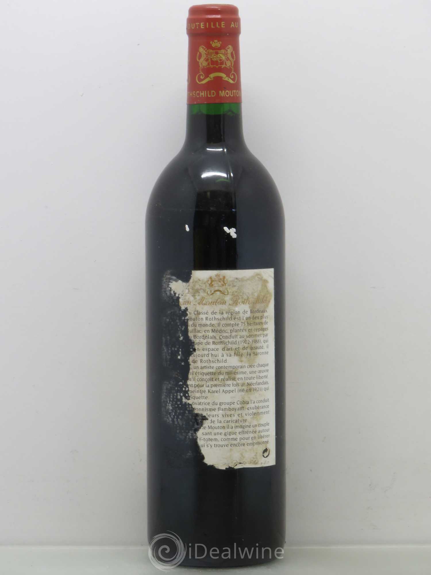 Château Mouton Rothschild 1er Grand Cru Classé 1994 - Lot de 1 bouteille - 1