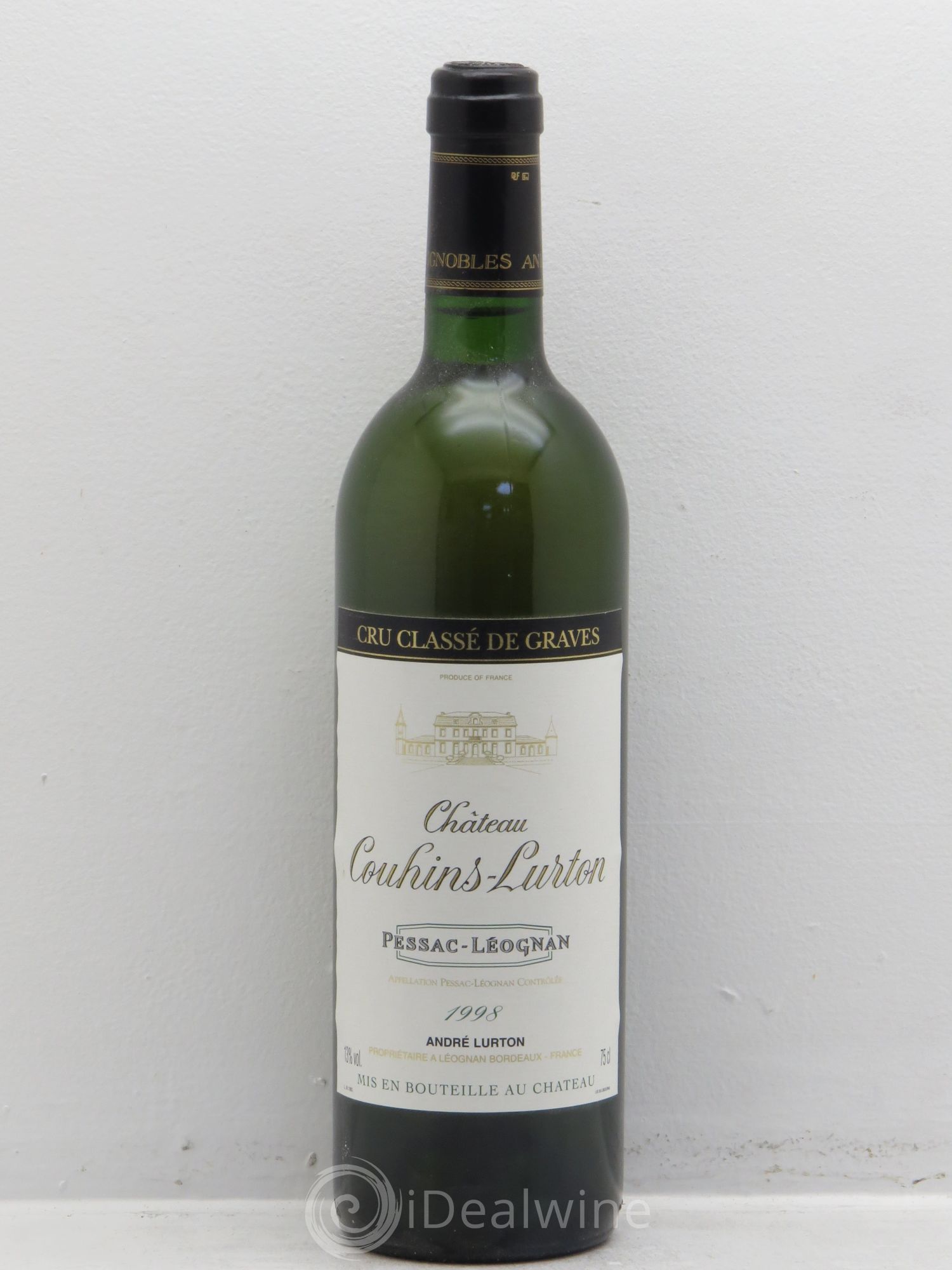 Château Couhins-Lurton Cru Classé de Graves 1998 - Lot de 1 bouteille - 0