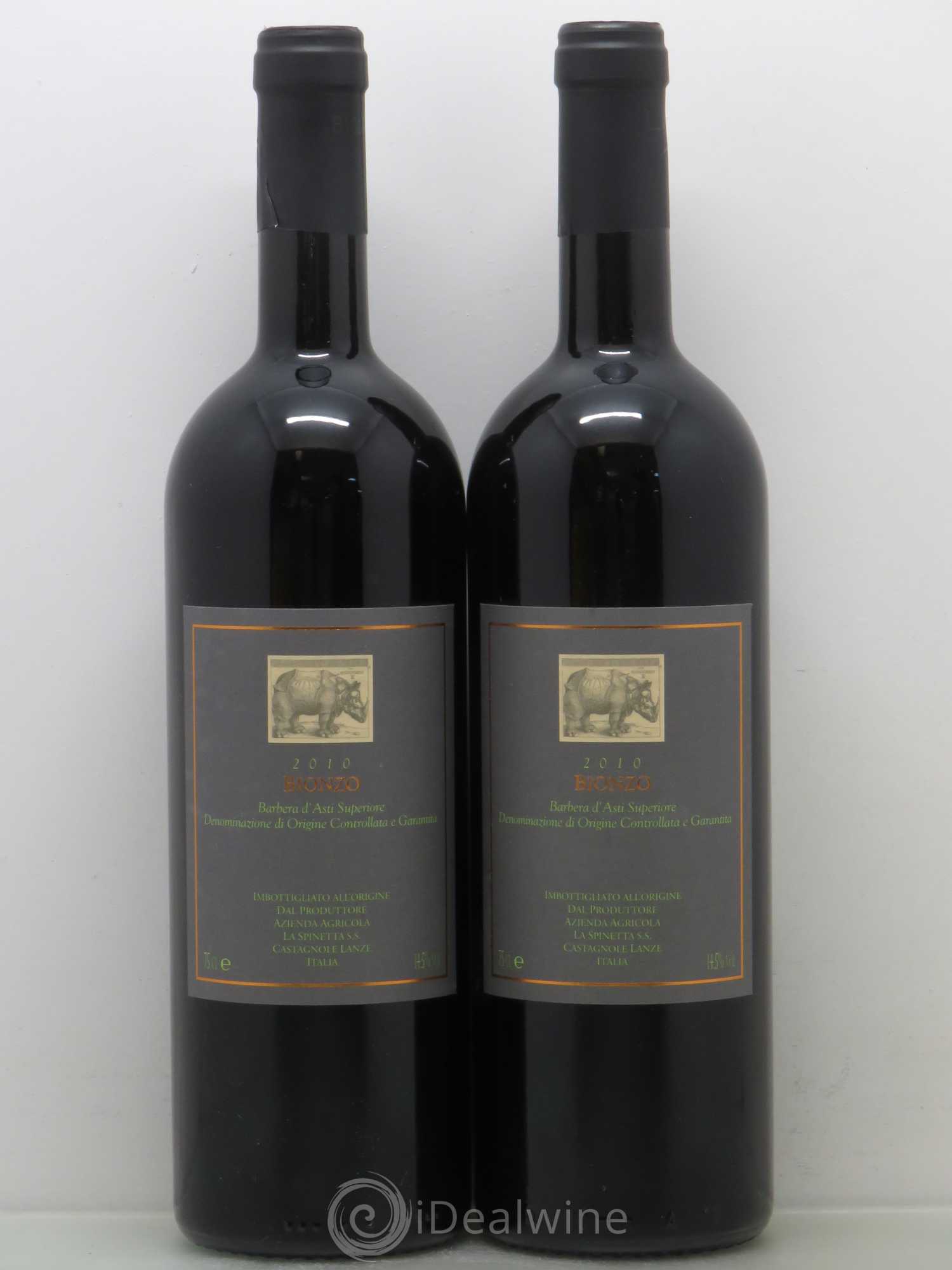 Italie La Spinetta Bionzo DOCG Barbera d'Asti Superiore 2010 - Posten von 2 Flaschen - 0