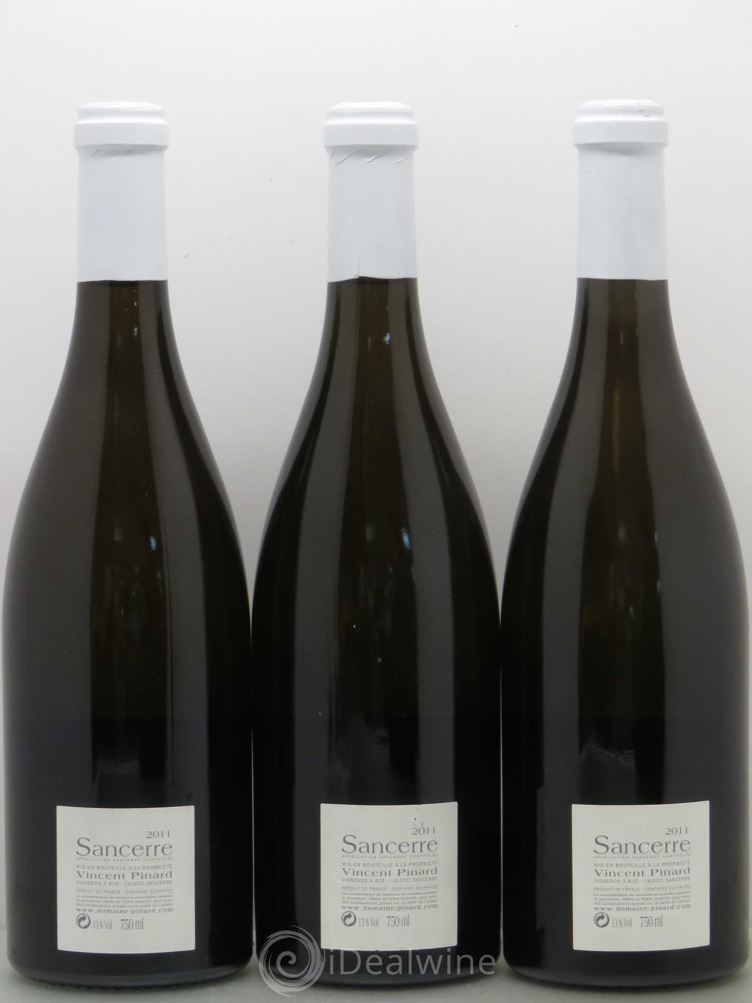 Sancerre Chêne Marchand Vincent Pinard 2011 - Lot de 3 bouteilles - 1