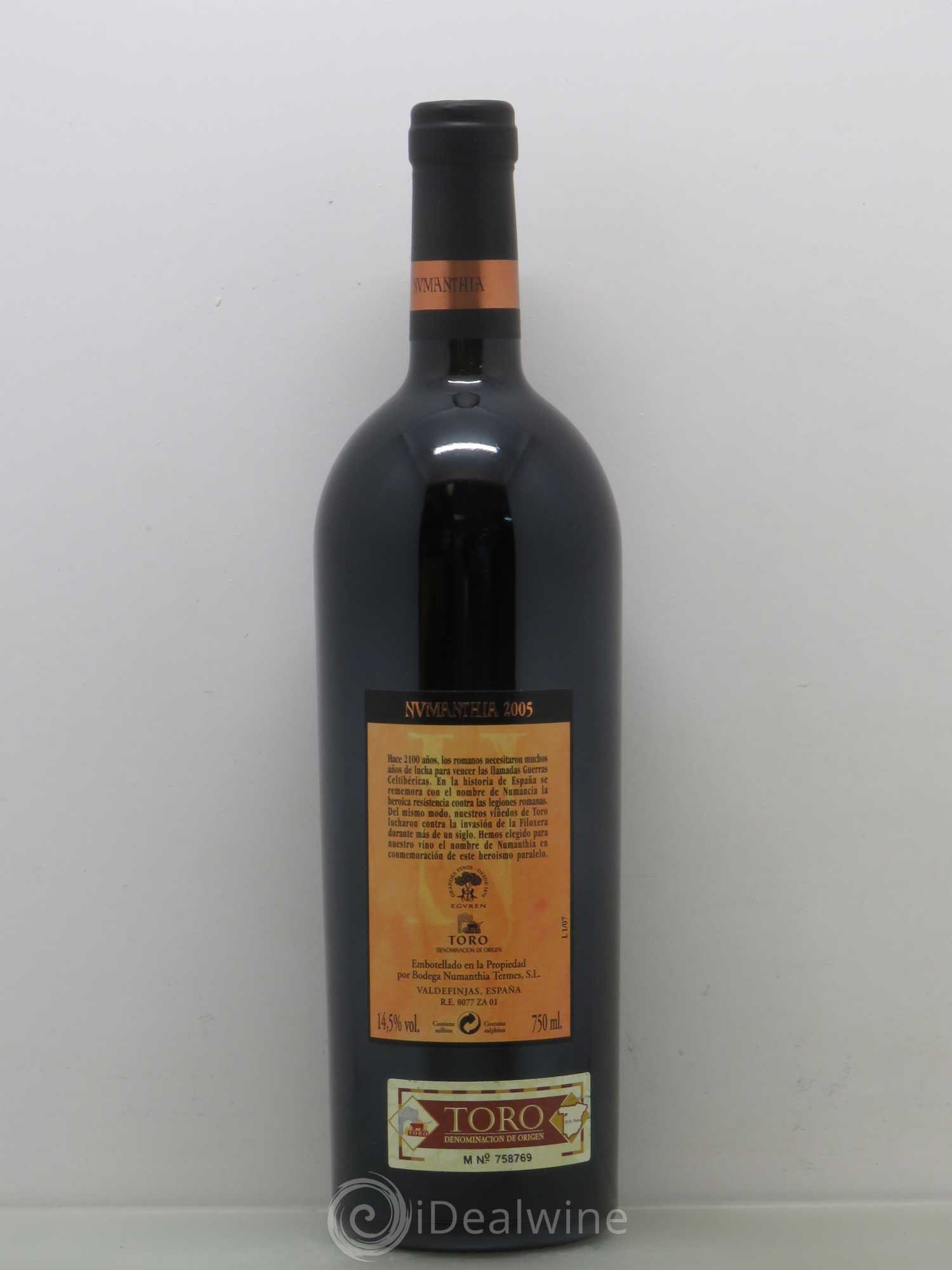 Toro DO Bodega Numanthia Numanthia 2005 - Lot de 1 bouteille - 1
