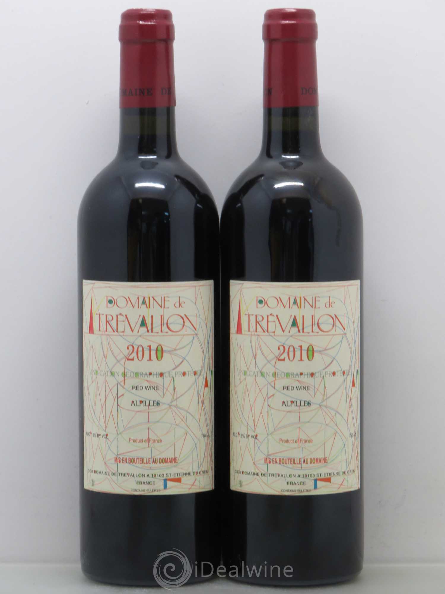 Coteaux d'Aix-en-Provence Trévallon (Domaine de) Eloi Dürrbach 2010 - Lot de 2 bouteilles - 0
