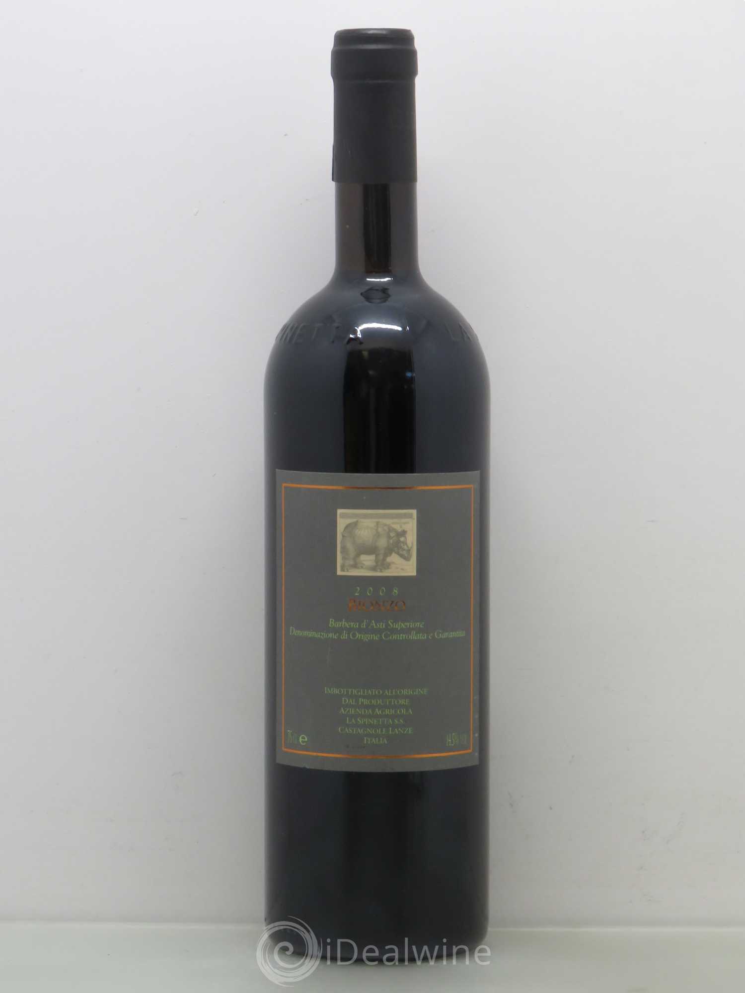 Italie La Spinetta Bionzo Superiore Rivetti 2008 - Lot de 1 bouteille - 0